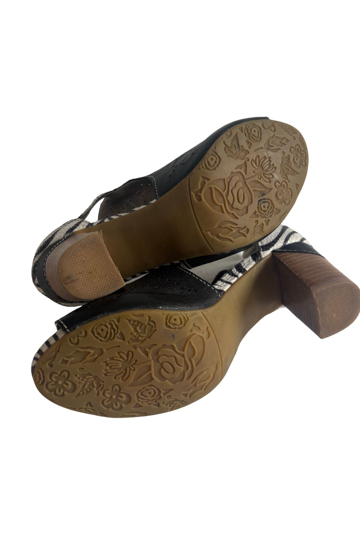 Maher X Zebra stripes heels, 37