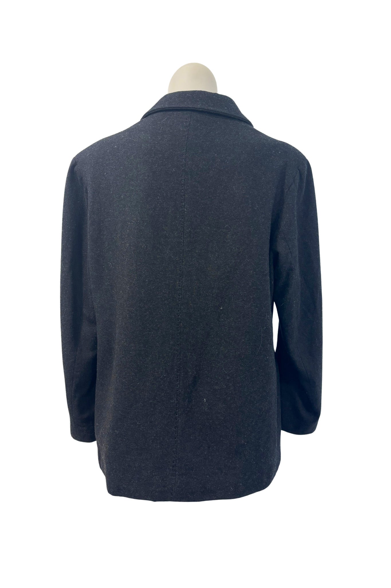 Capture Ezibuy black wool coat, 12