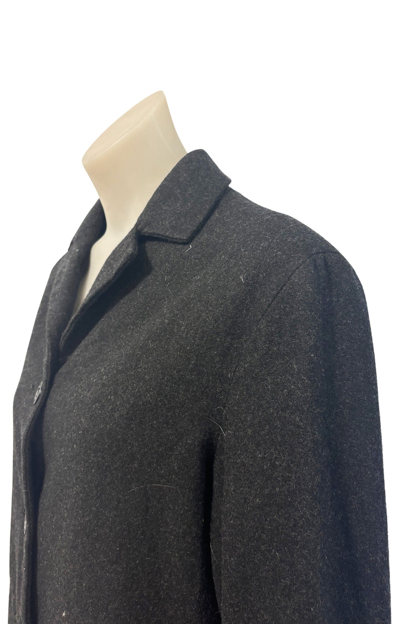Capture Ezibuy black wool coat, 12