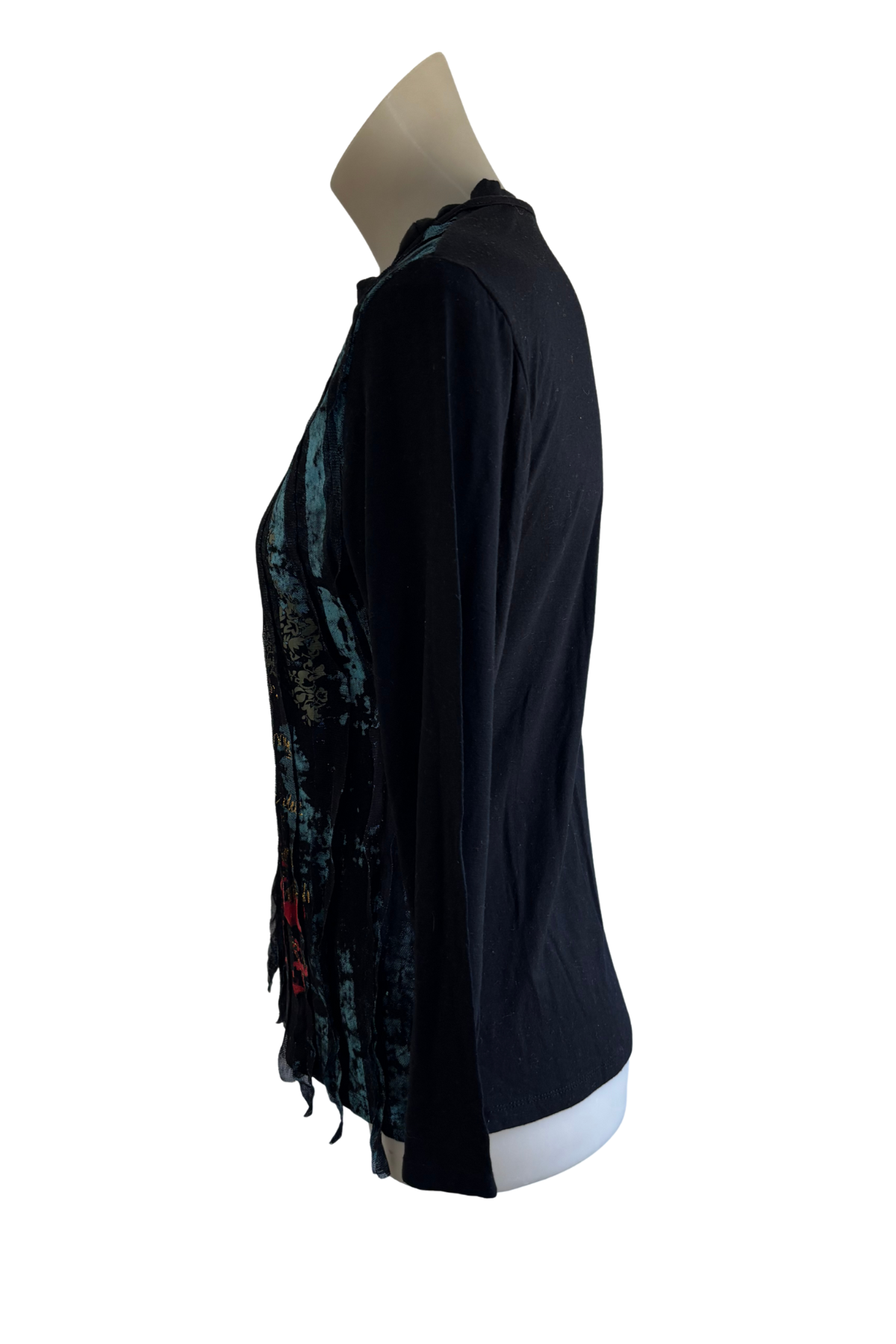 Funky screen printed top, M