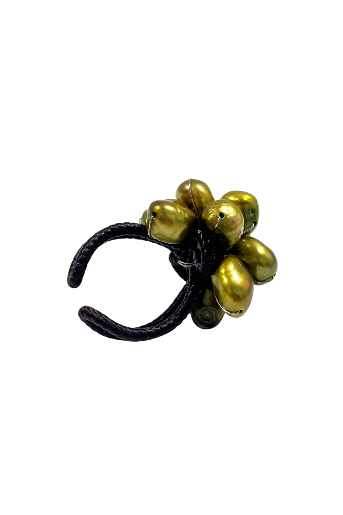 Pearl cluster ring