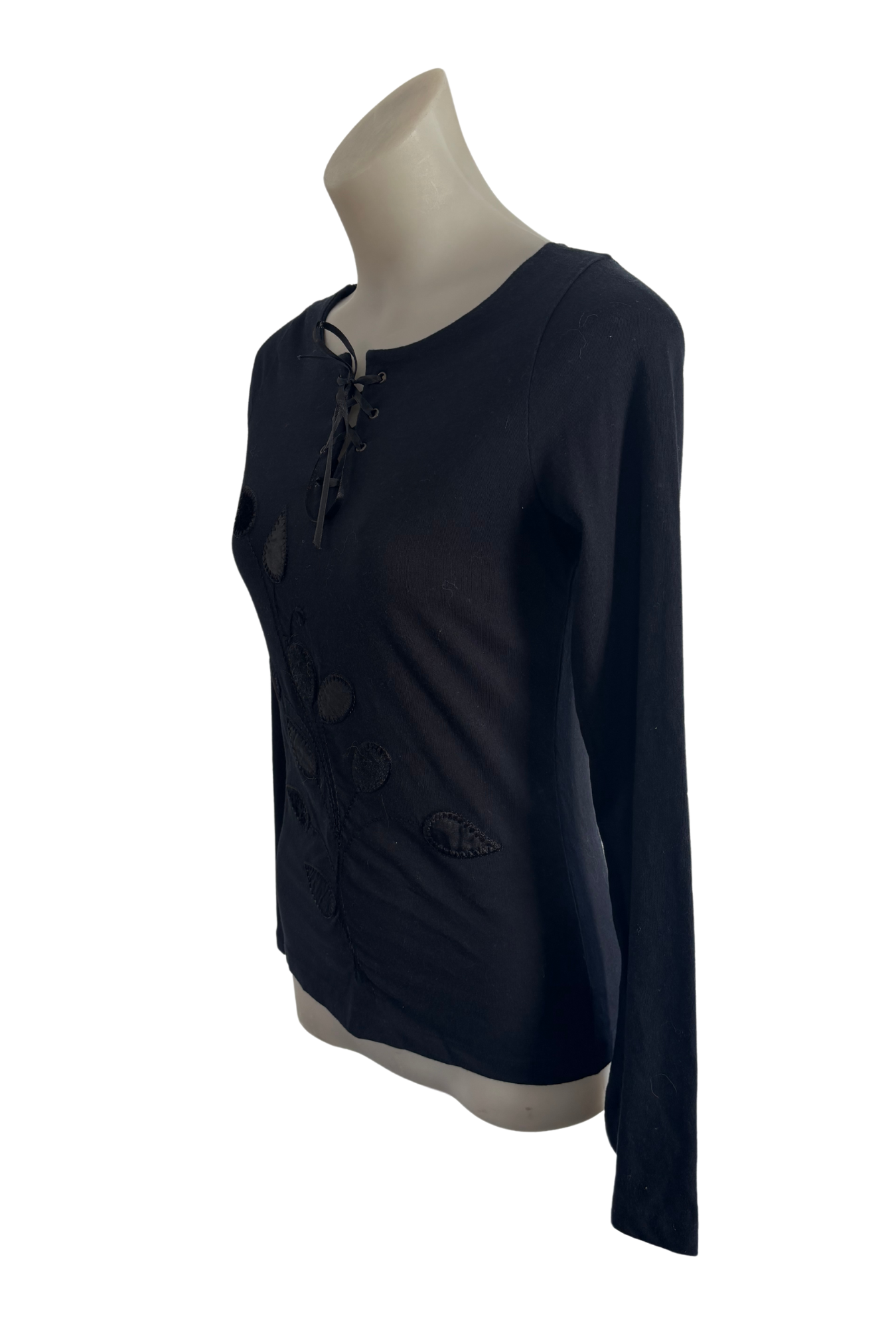Per Una black tie up blouse, 10