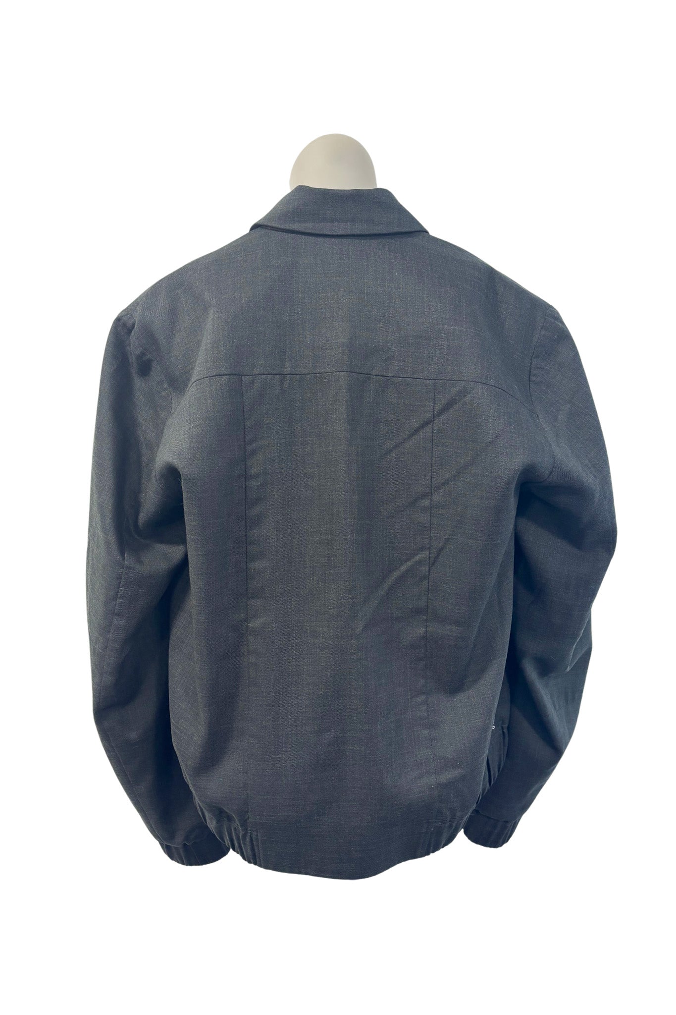 WORLD NZ made wool + silk blend jacket, L