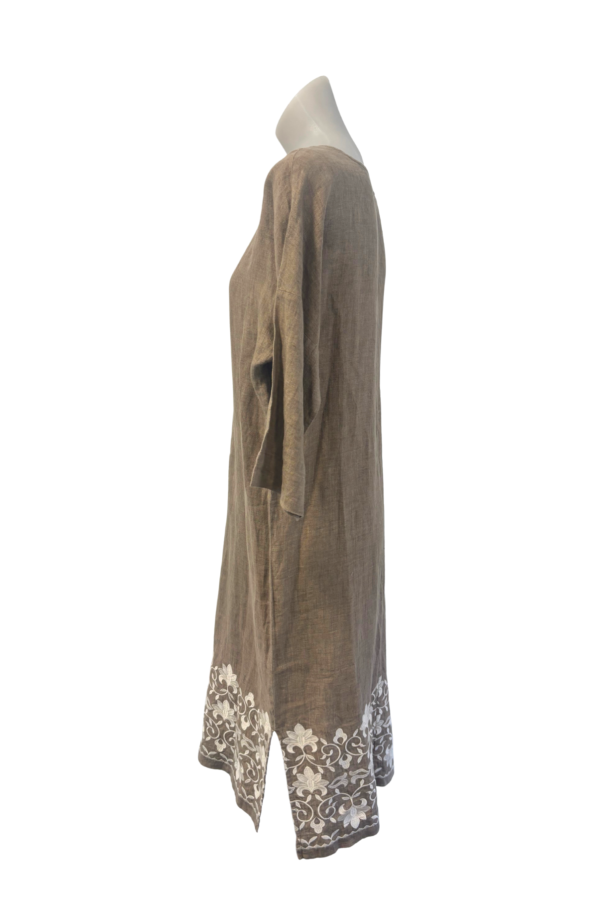 Sills brown linen dress, 12