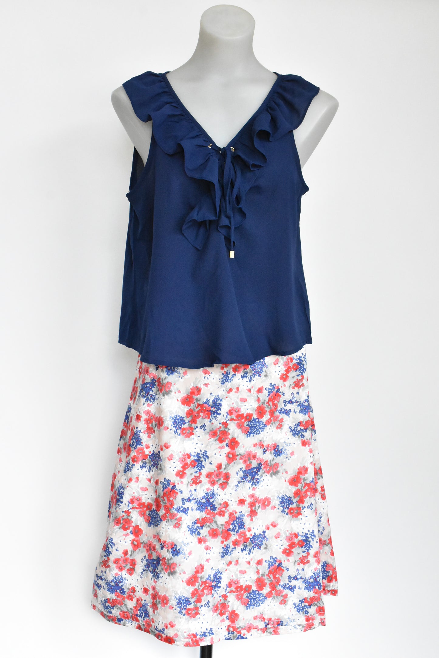 Ignite floral A-line skirt, S