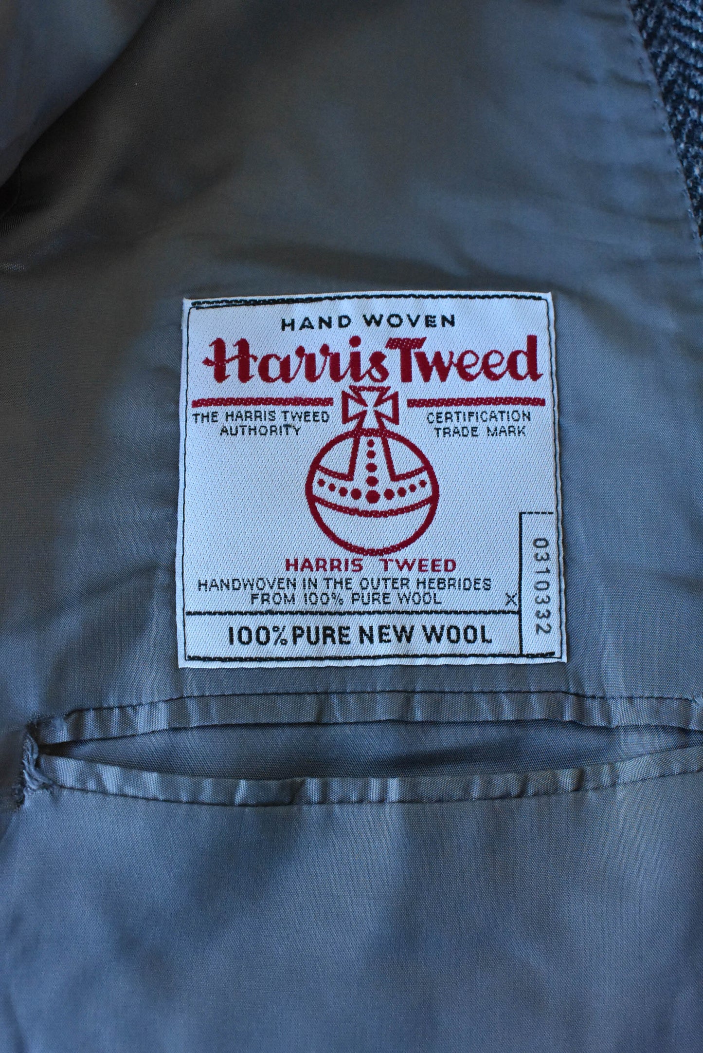 Harris Tweed Jacket Mens Size 116R
