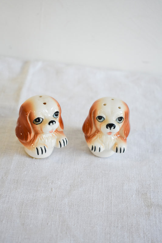 Vintage salt and pepper shakers