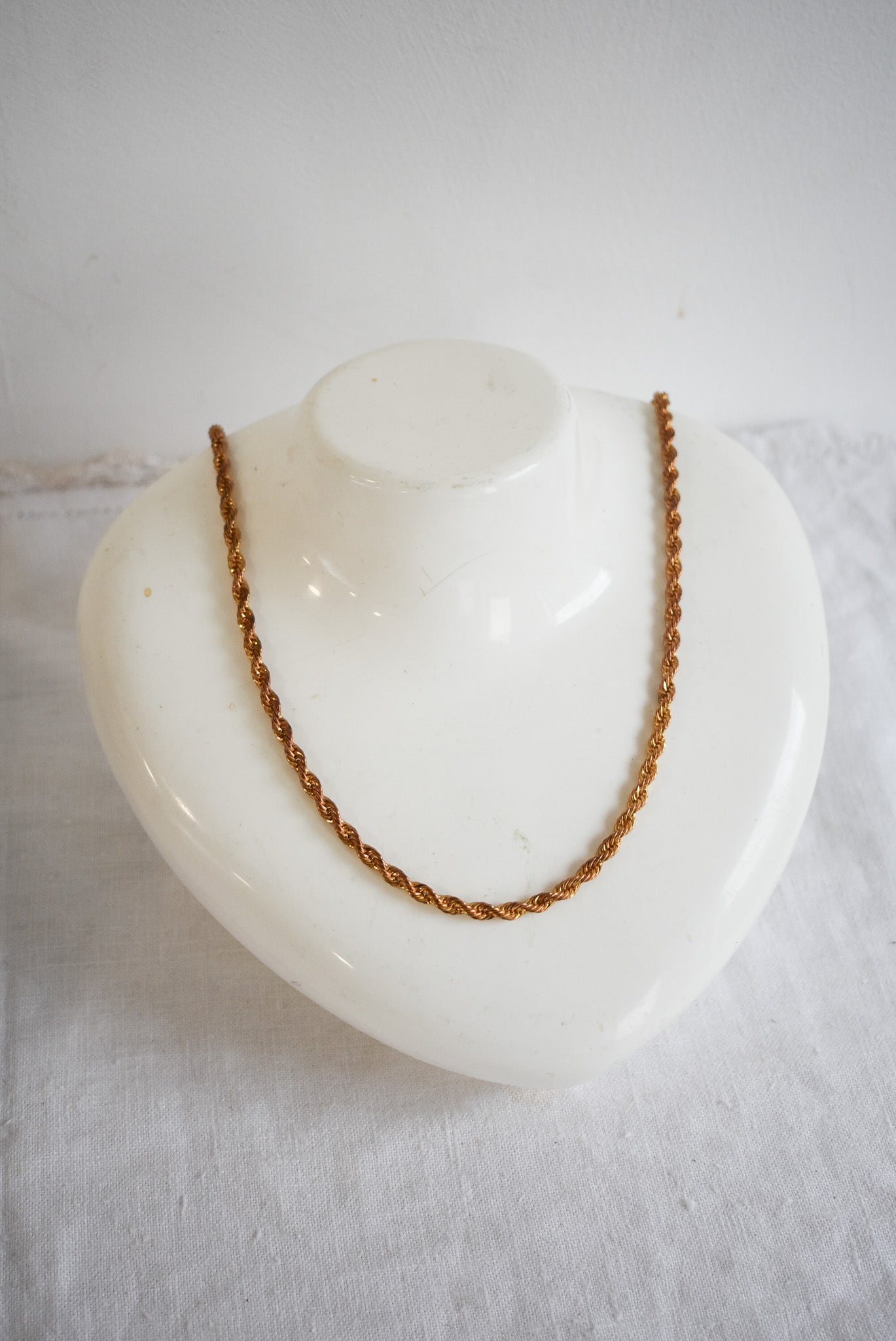 Braided golden chain