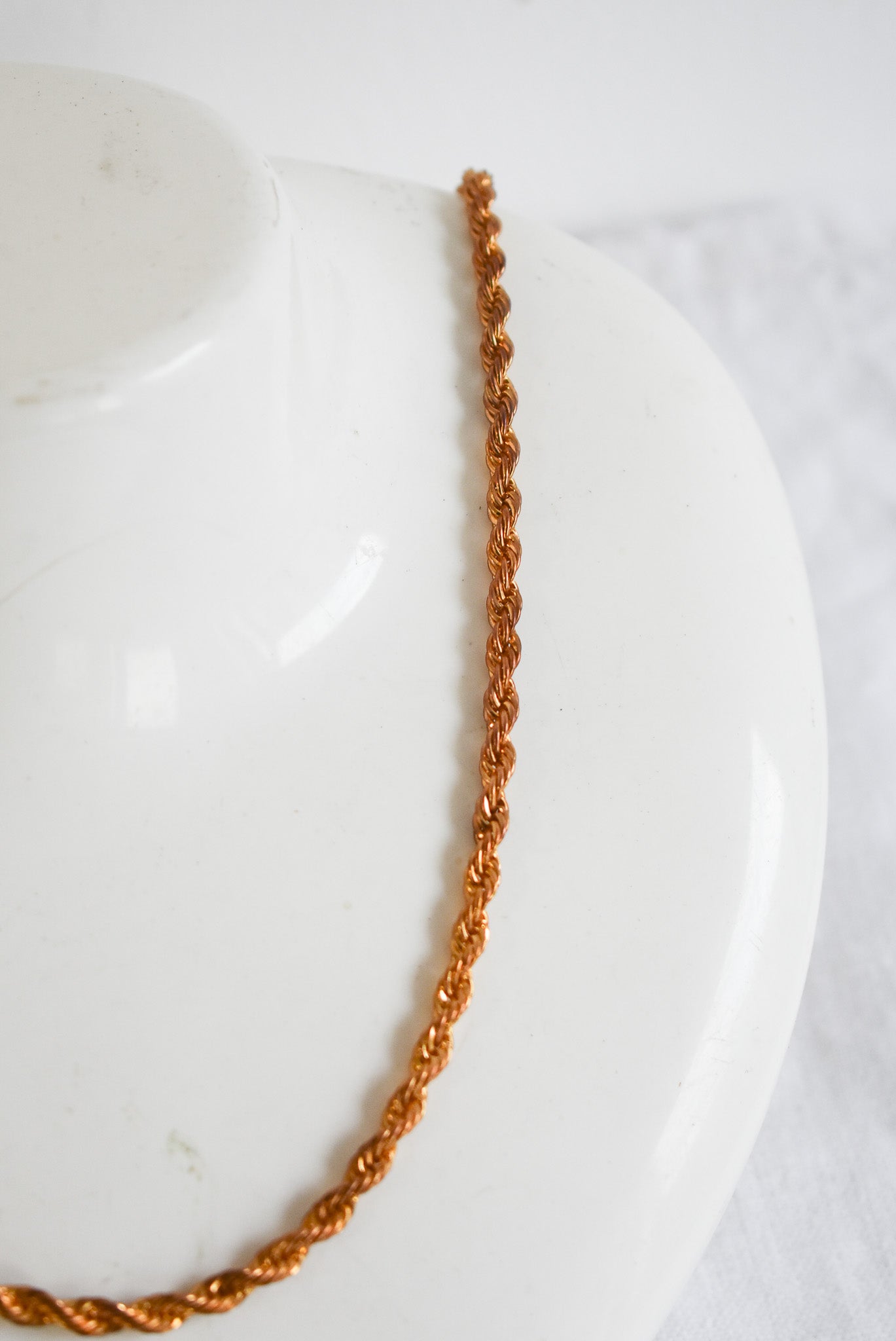 Braided golden chain