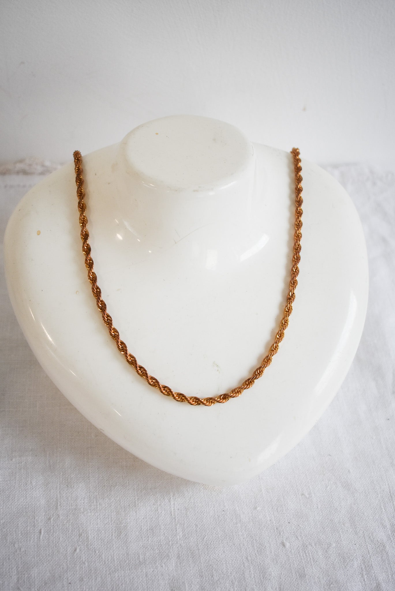 Braided golden chain
