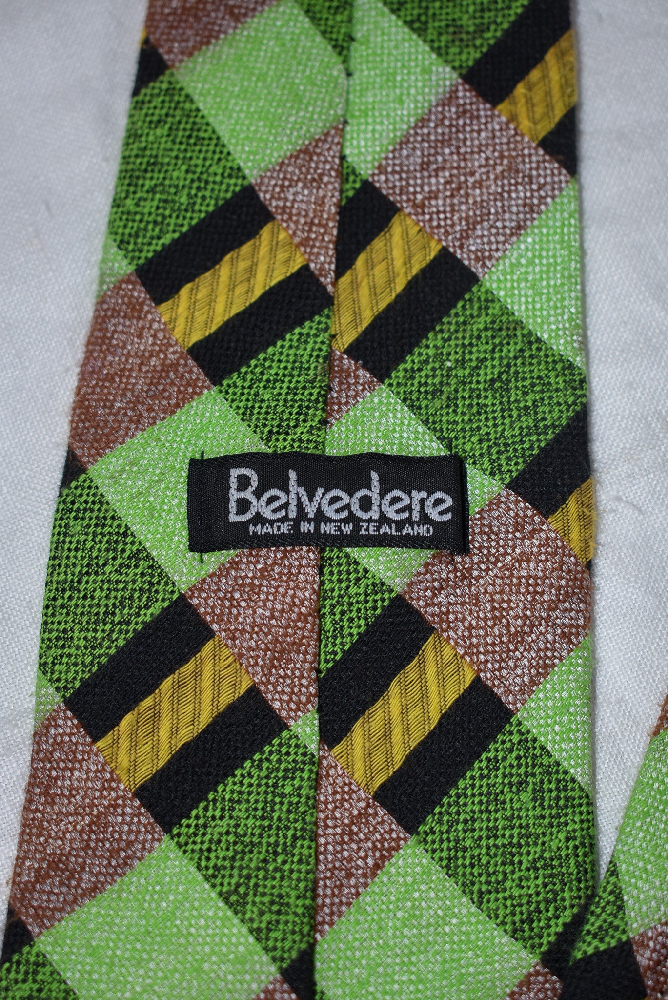 Belvedere NZ made wool tie
