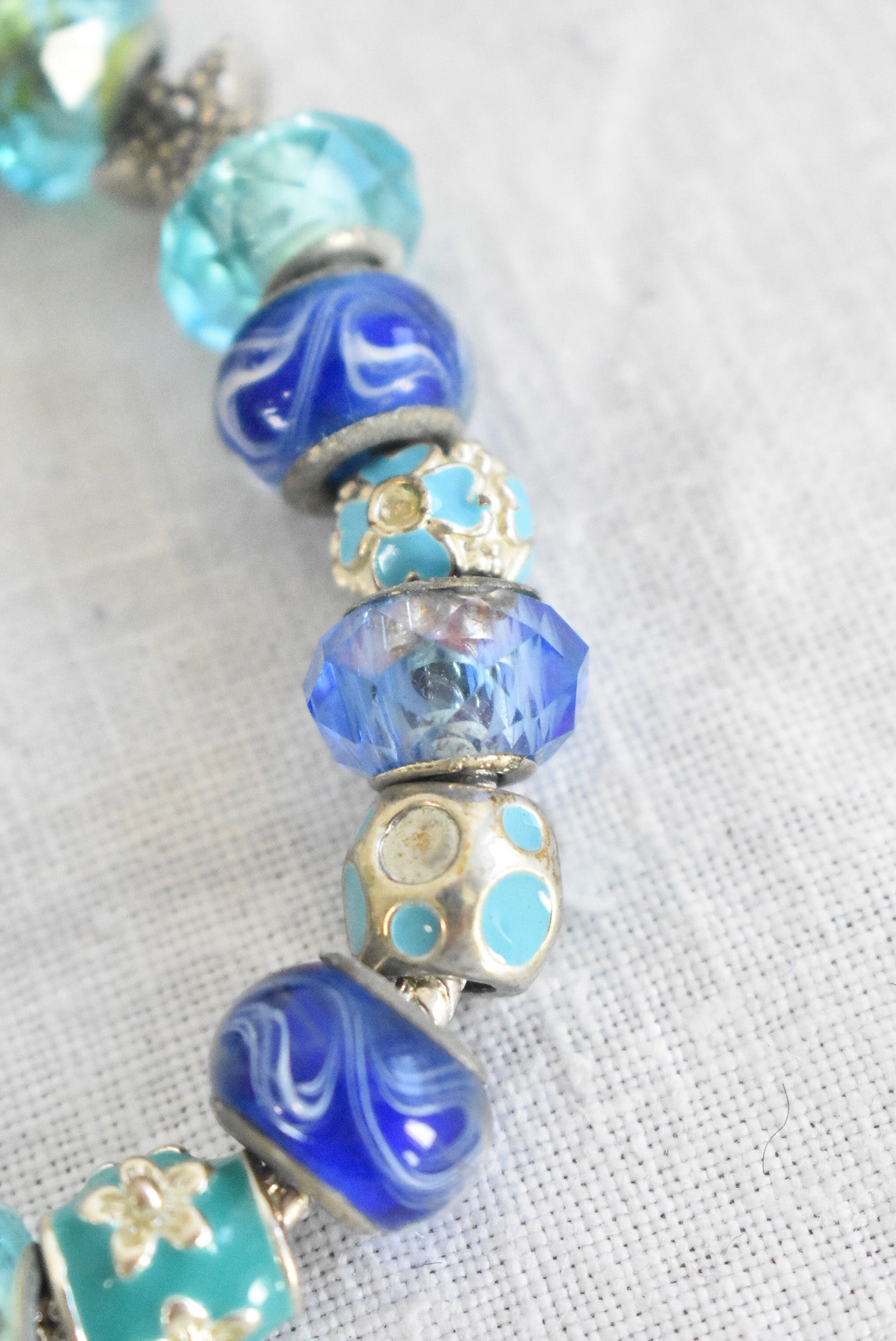 Beautiful 925 silver charm bracelet