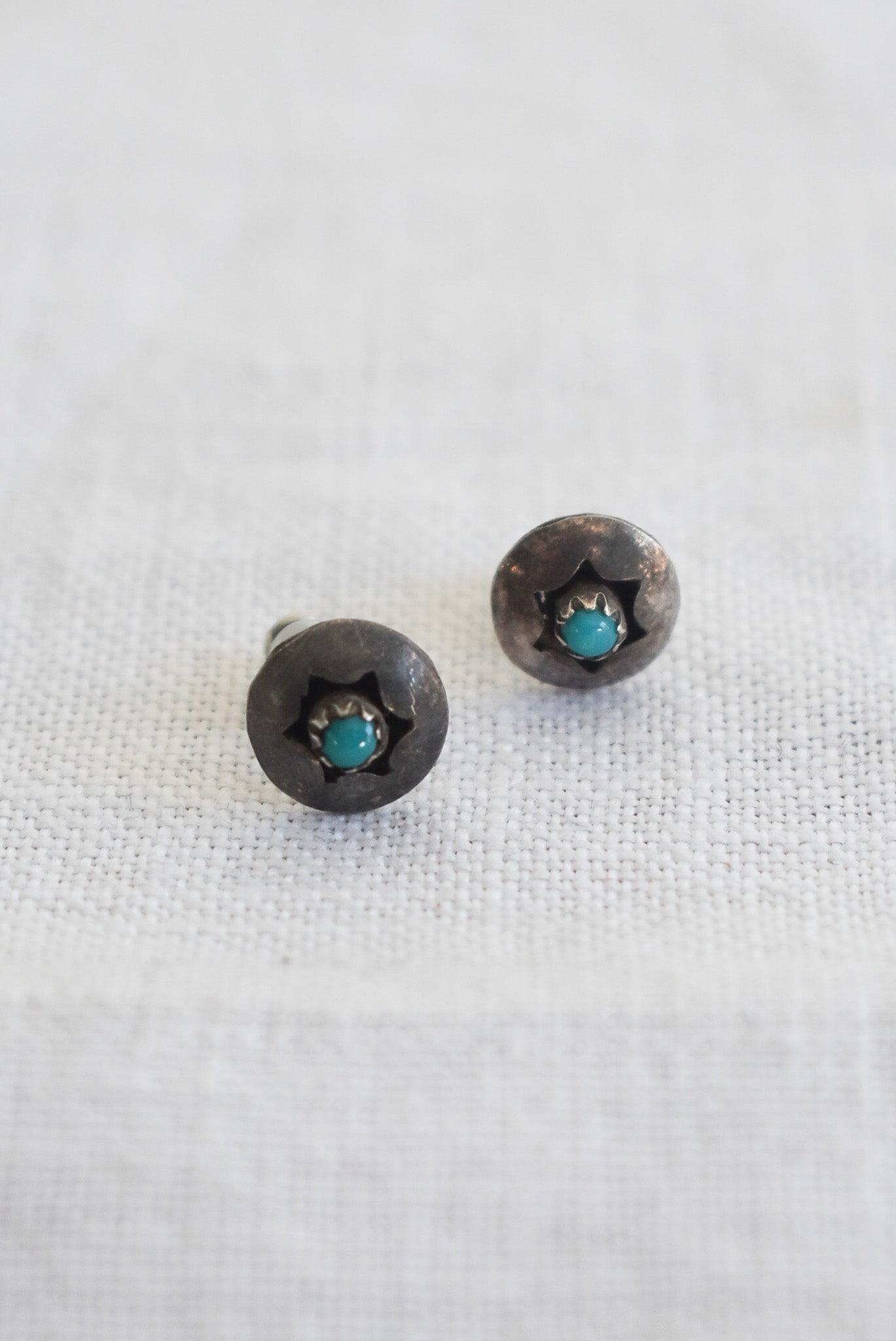 Silver star studs