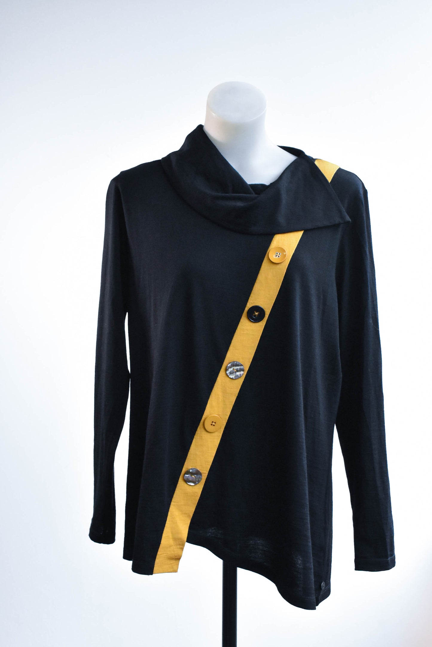 Foil Merino top-Sz L