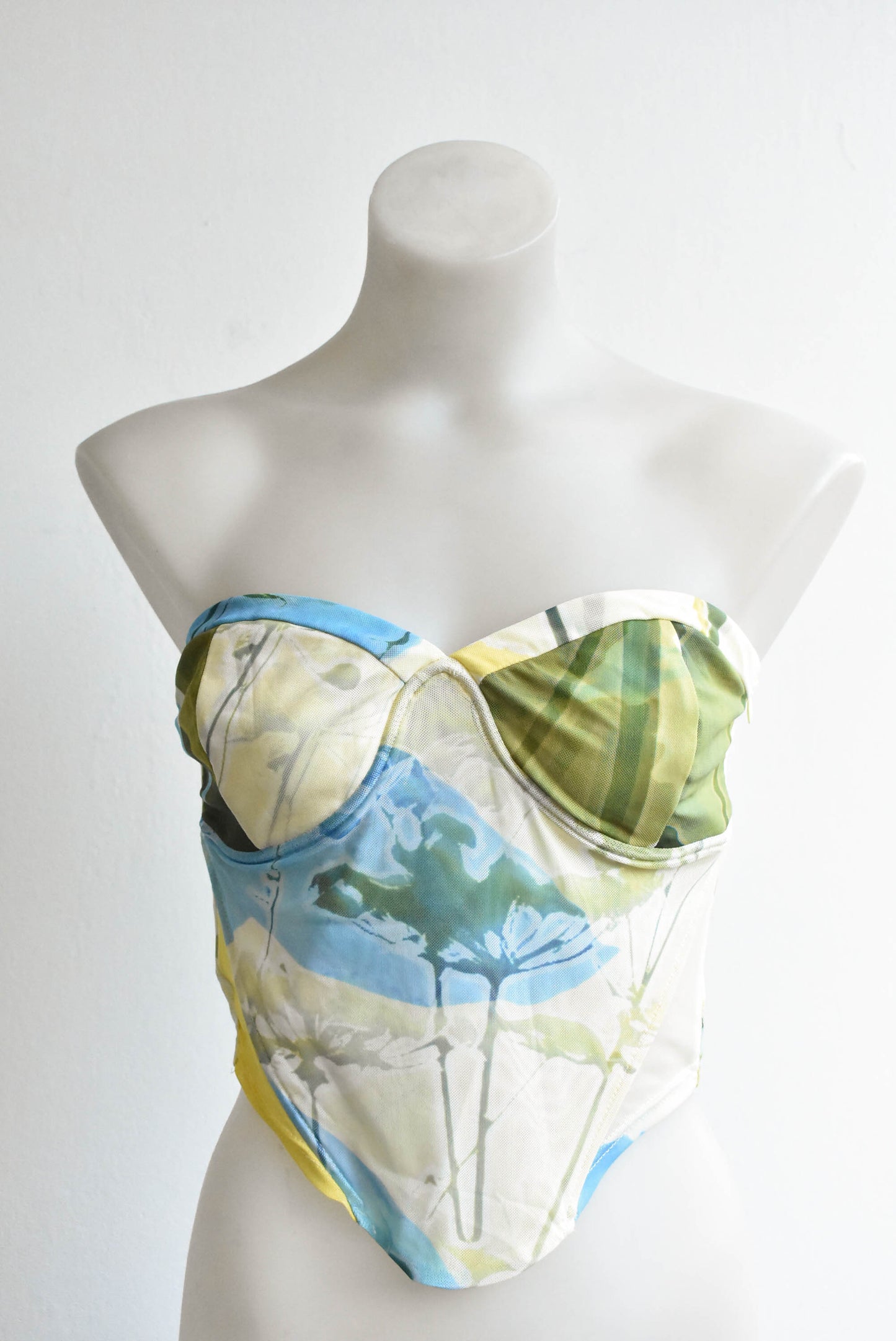 Tiger Mist Colorful Corset Top - Size M