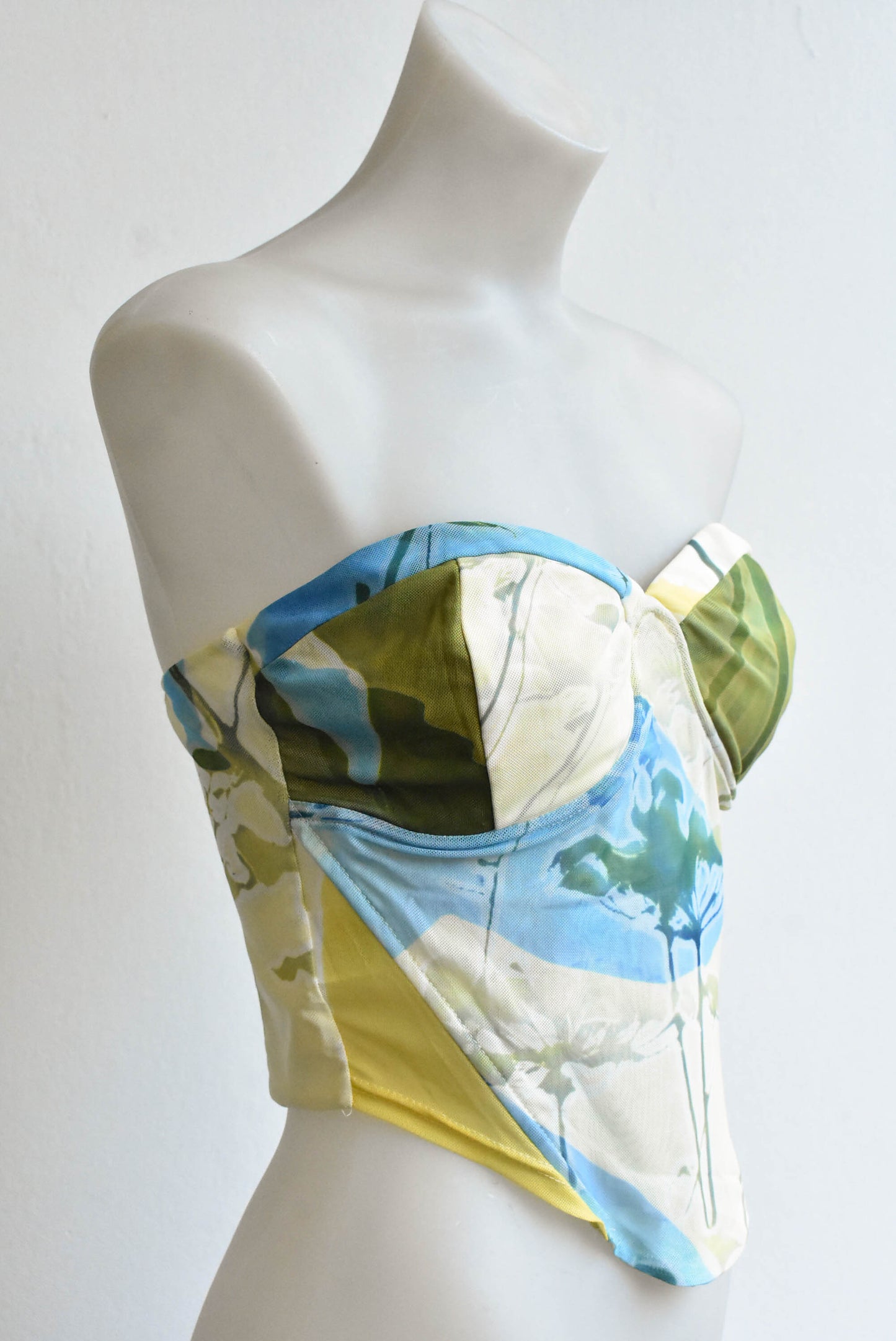 Tiger Mist Colorful Corset Top - Size M