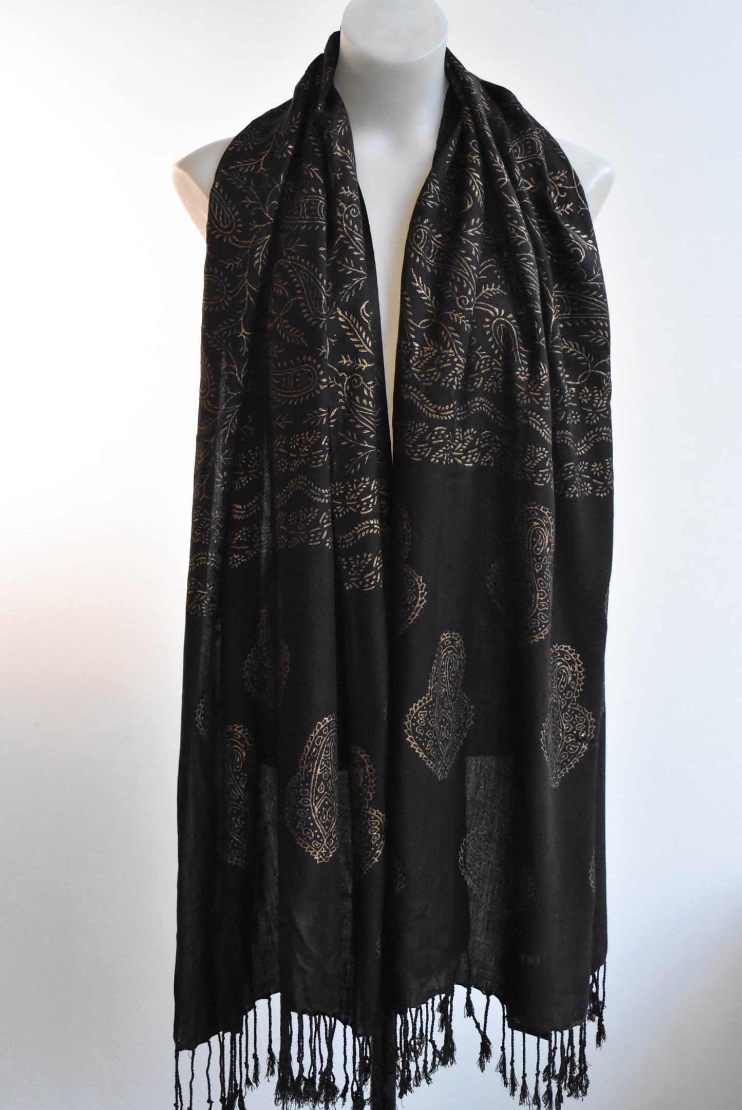 Brown and Gold Scarf