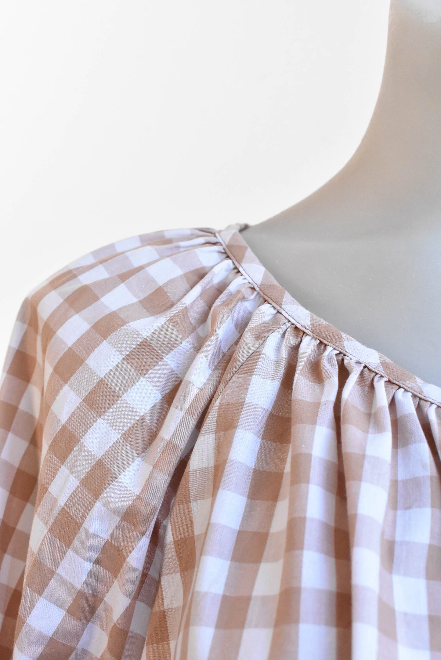 Spirit gingham top, size 14