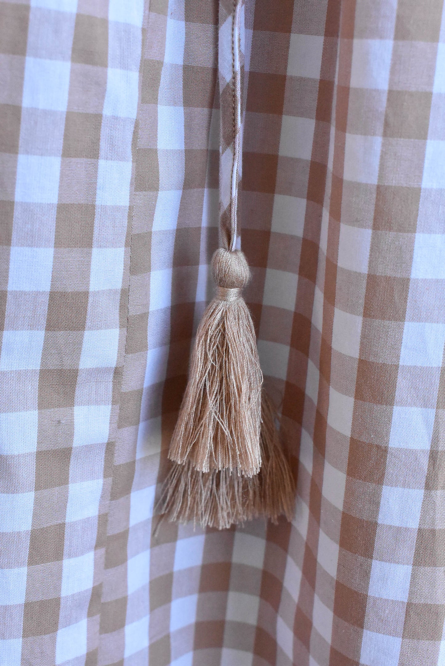 Spirit gingham top, size 14