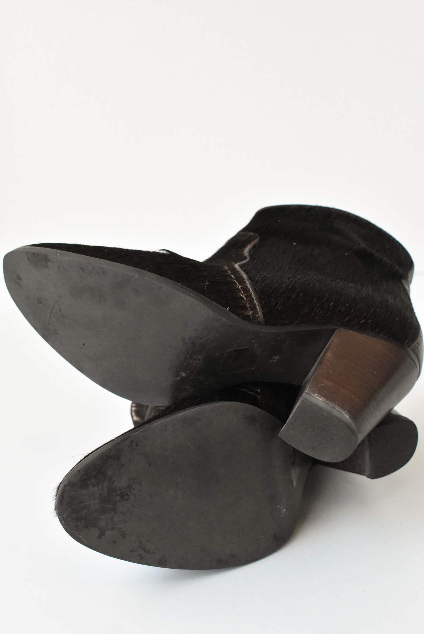 Vanilla Moon pony hair ankle boots Size 36
