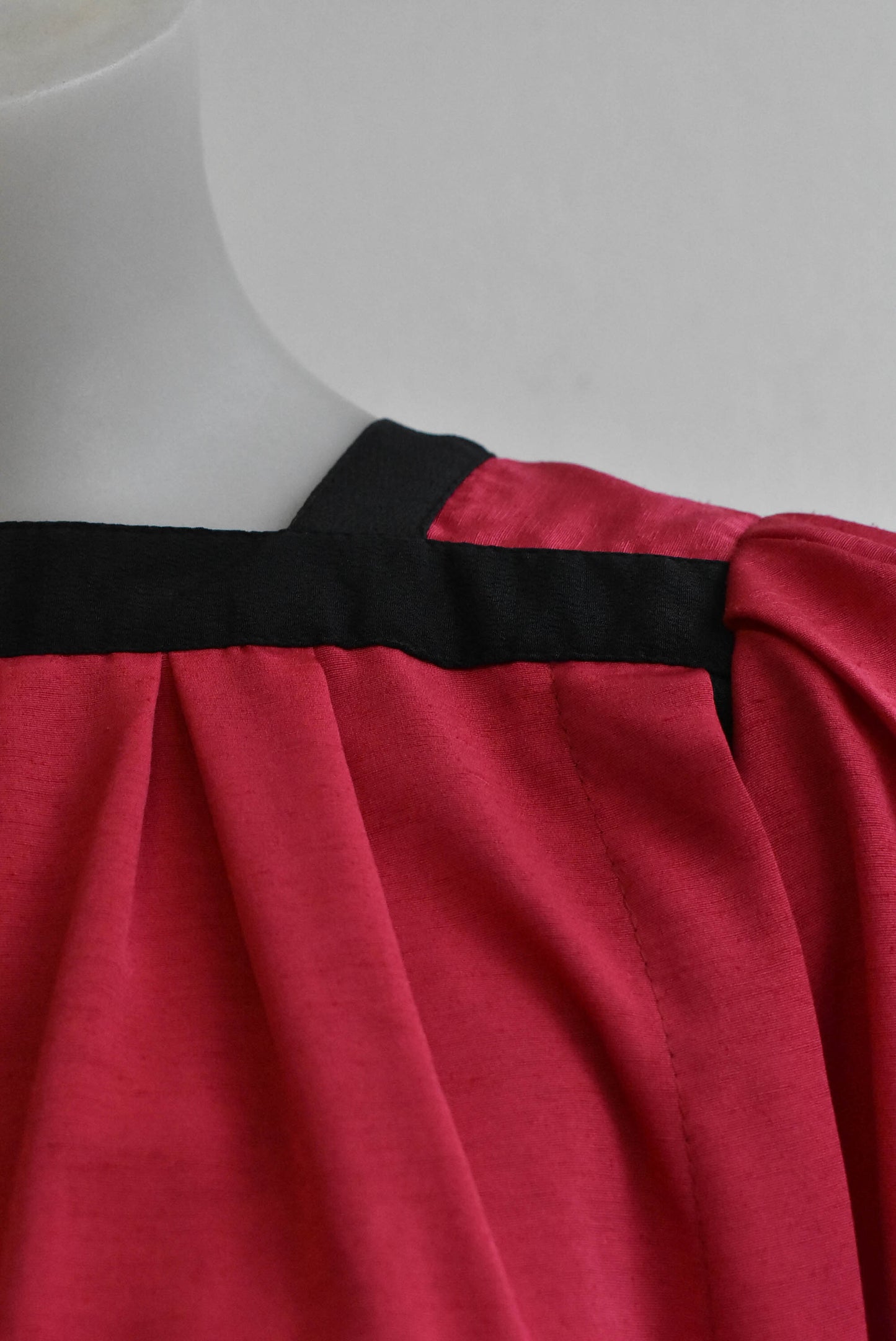 Peppertree sport red and black blouse