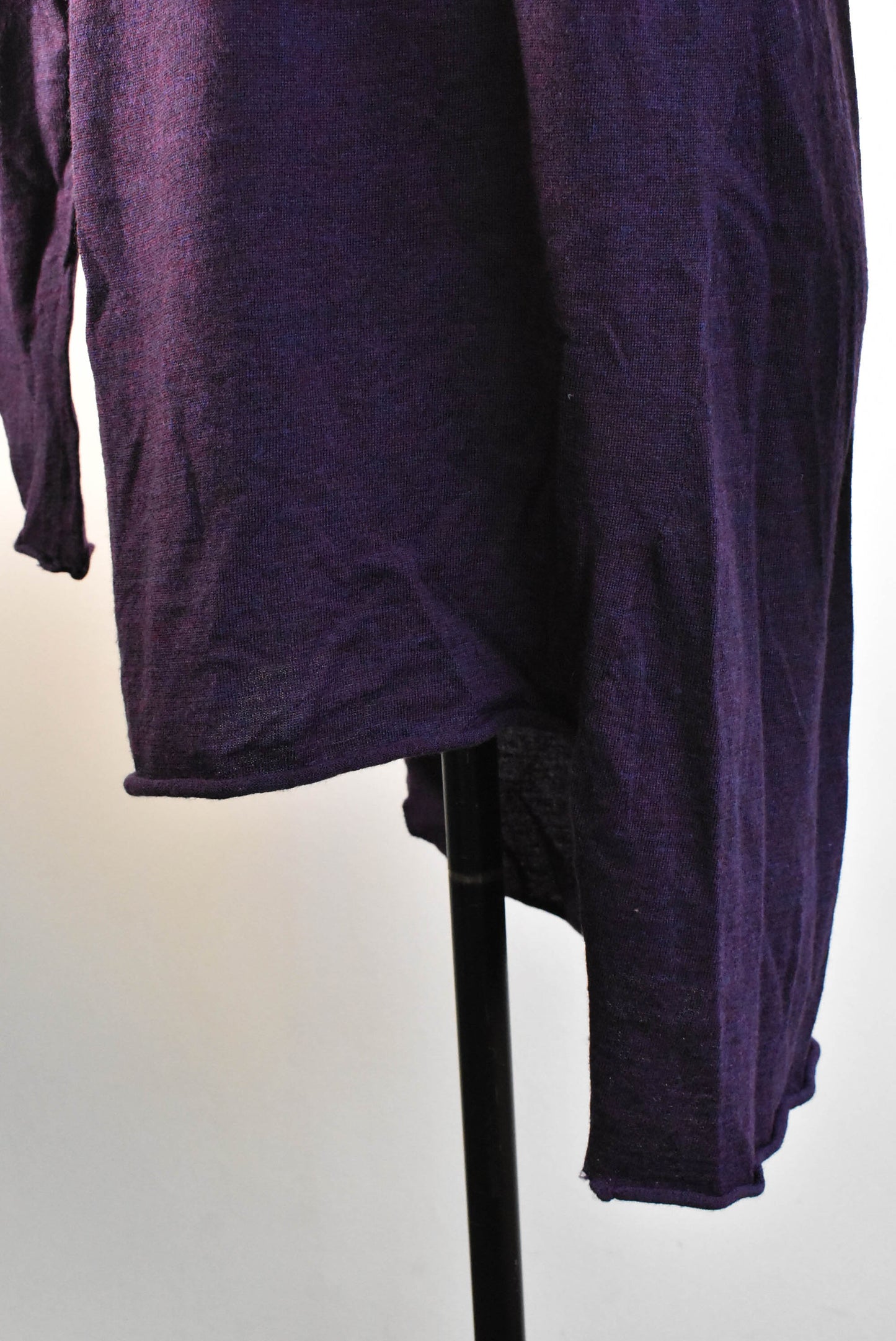 Soeur wool asymmetrical purple dress, size M