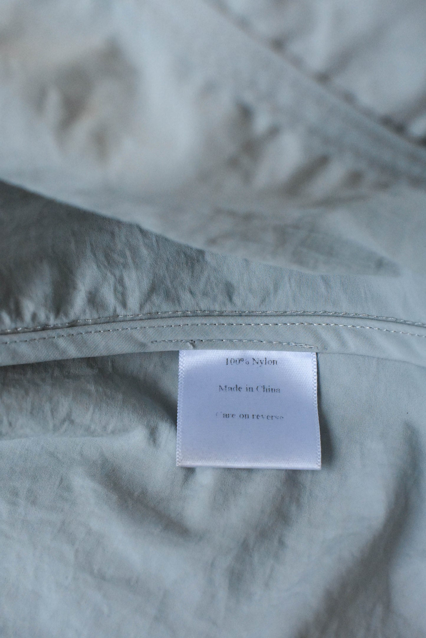 Ruby short grey-blue trench coat, size 12