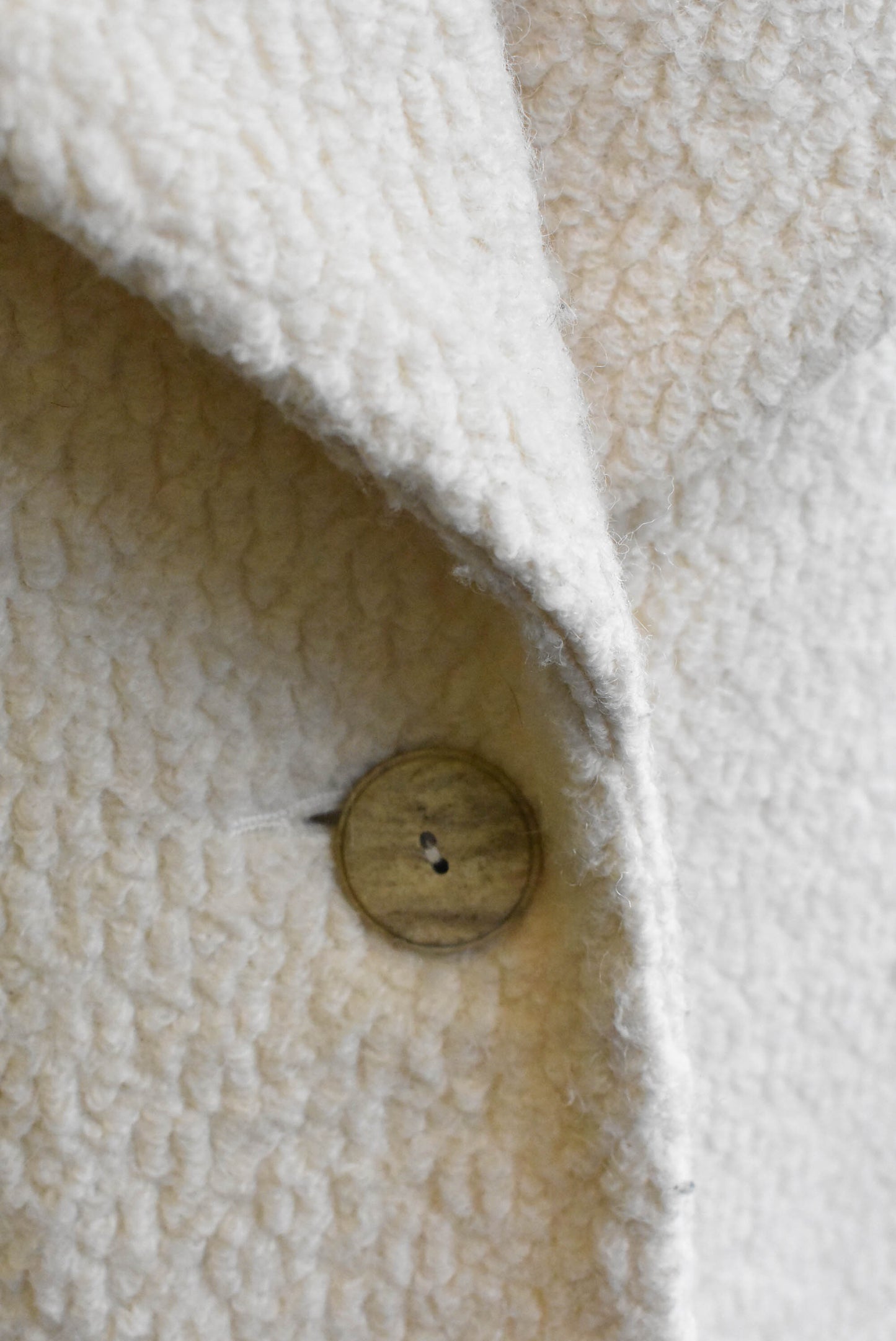 Ruby vanilla wool-blend jacket, size 10