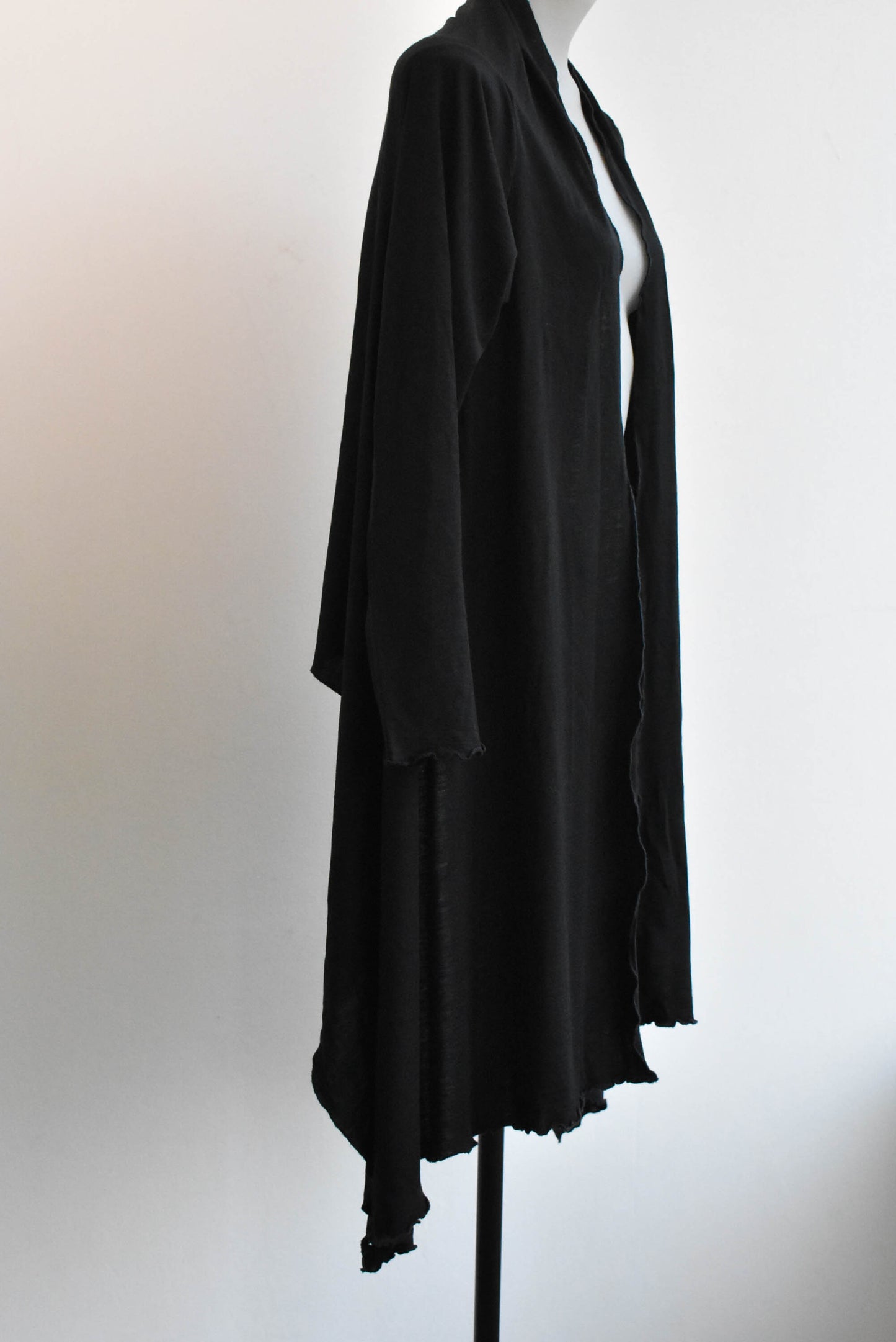 Untouched World Jacket, black organic merino Size medium