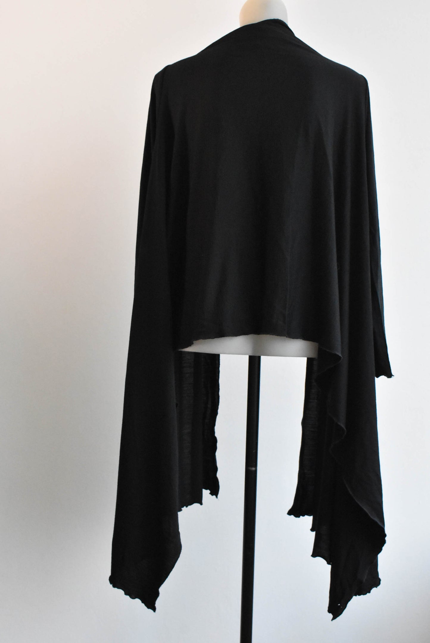 Untouched World Jacket, black organic merino Size medium