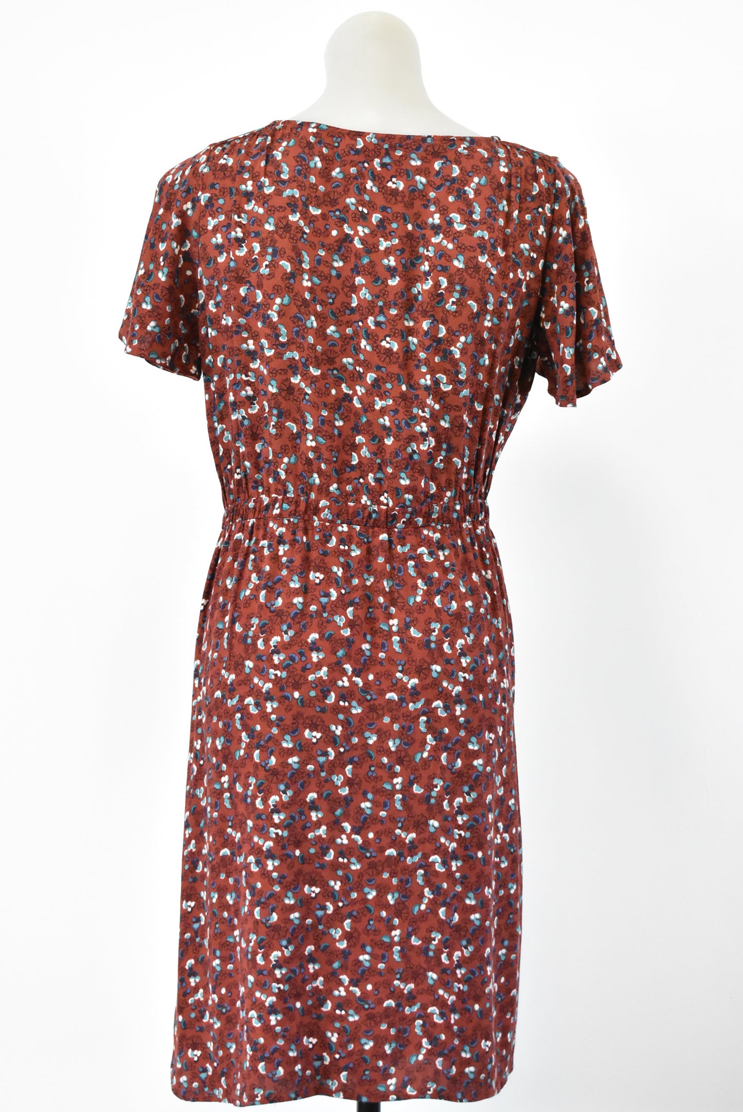 Sessun burgundy floral dress, M