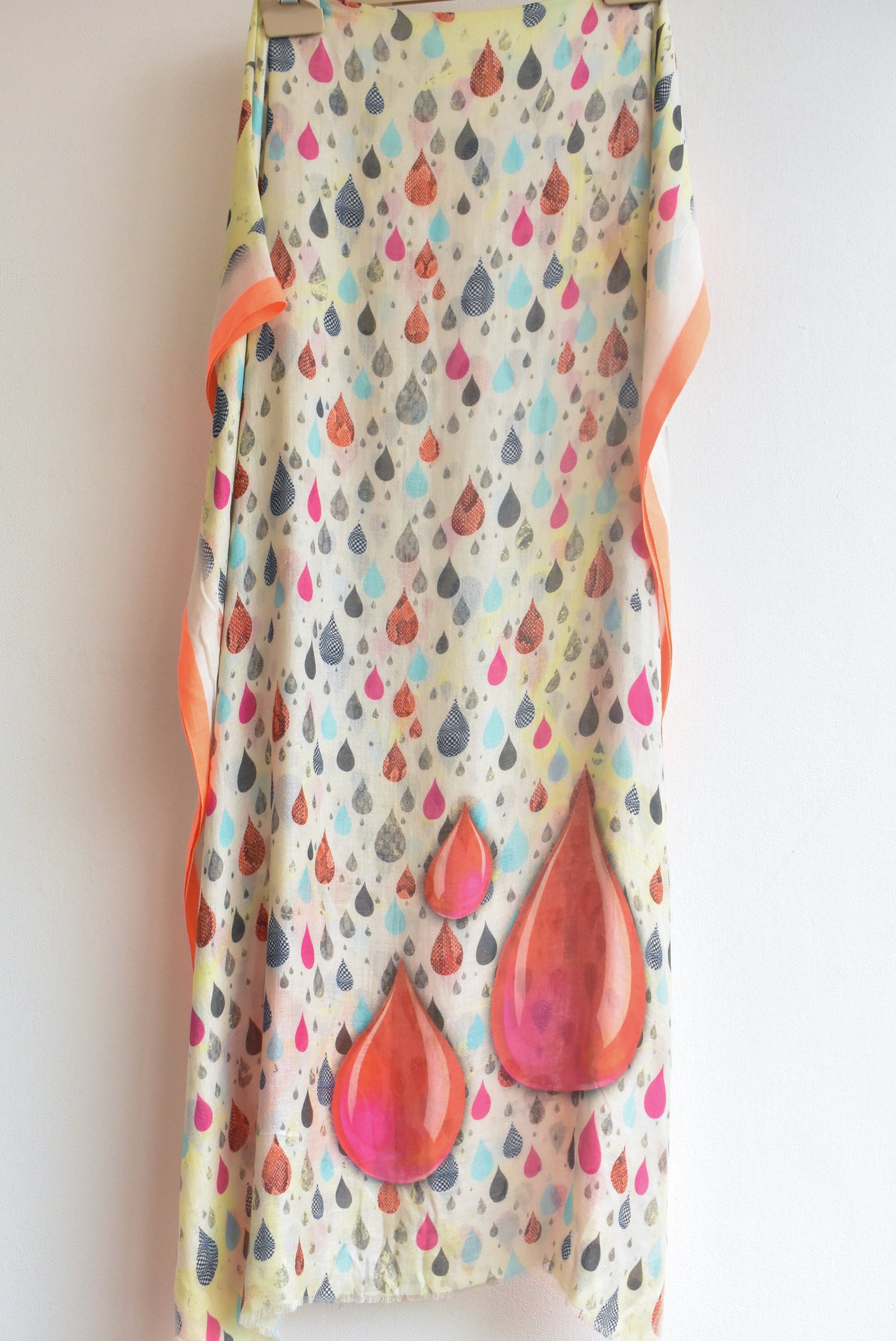 Blue Illusion balloon summer scarf