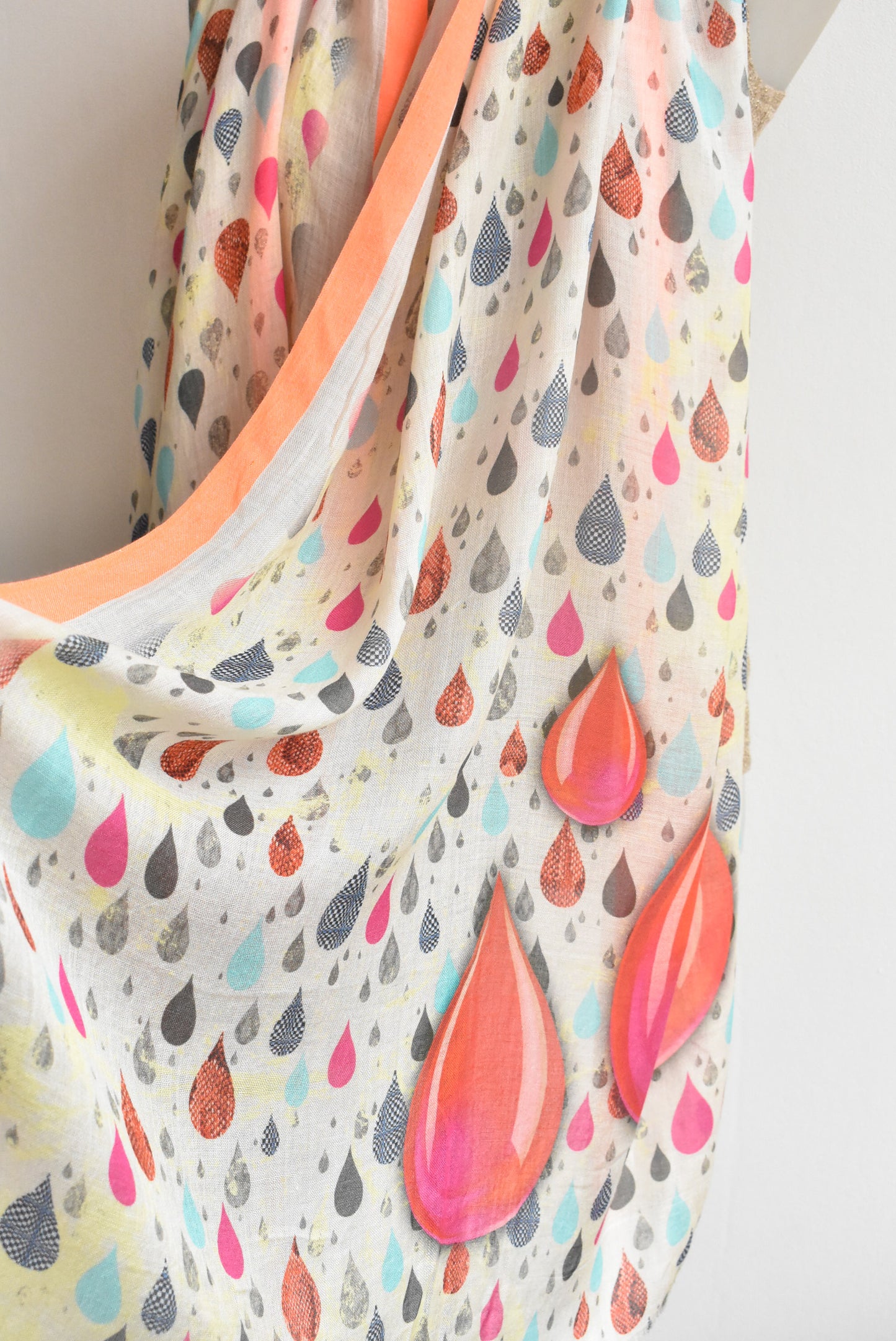 Blue Illusion balloon summer scarf