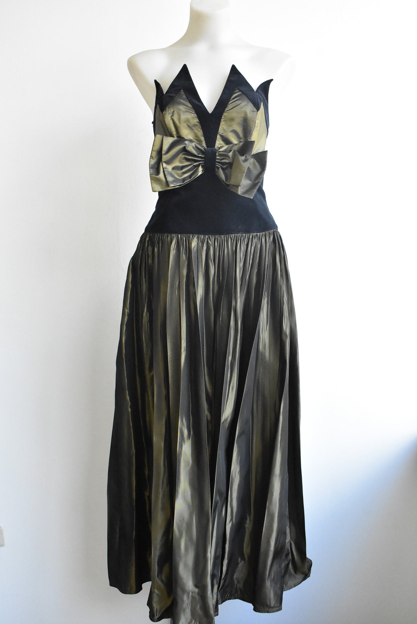 Thornton Hall retro green dress, size 12
