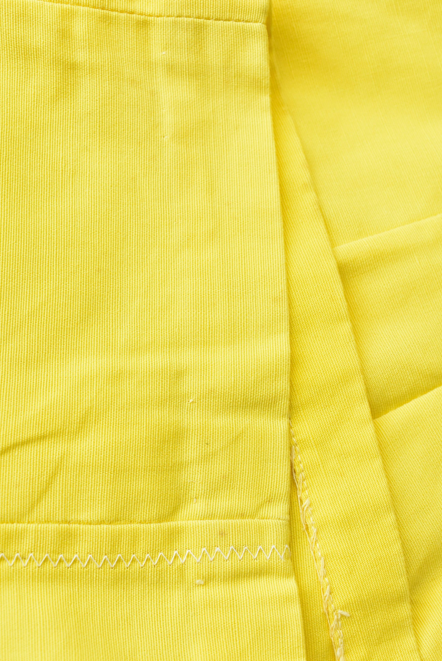 Crispin Cool vintage bright yellow high waisted shorts