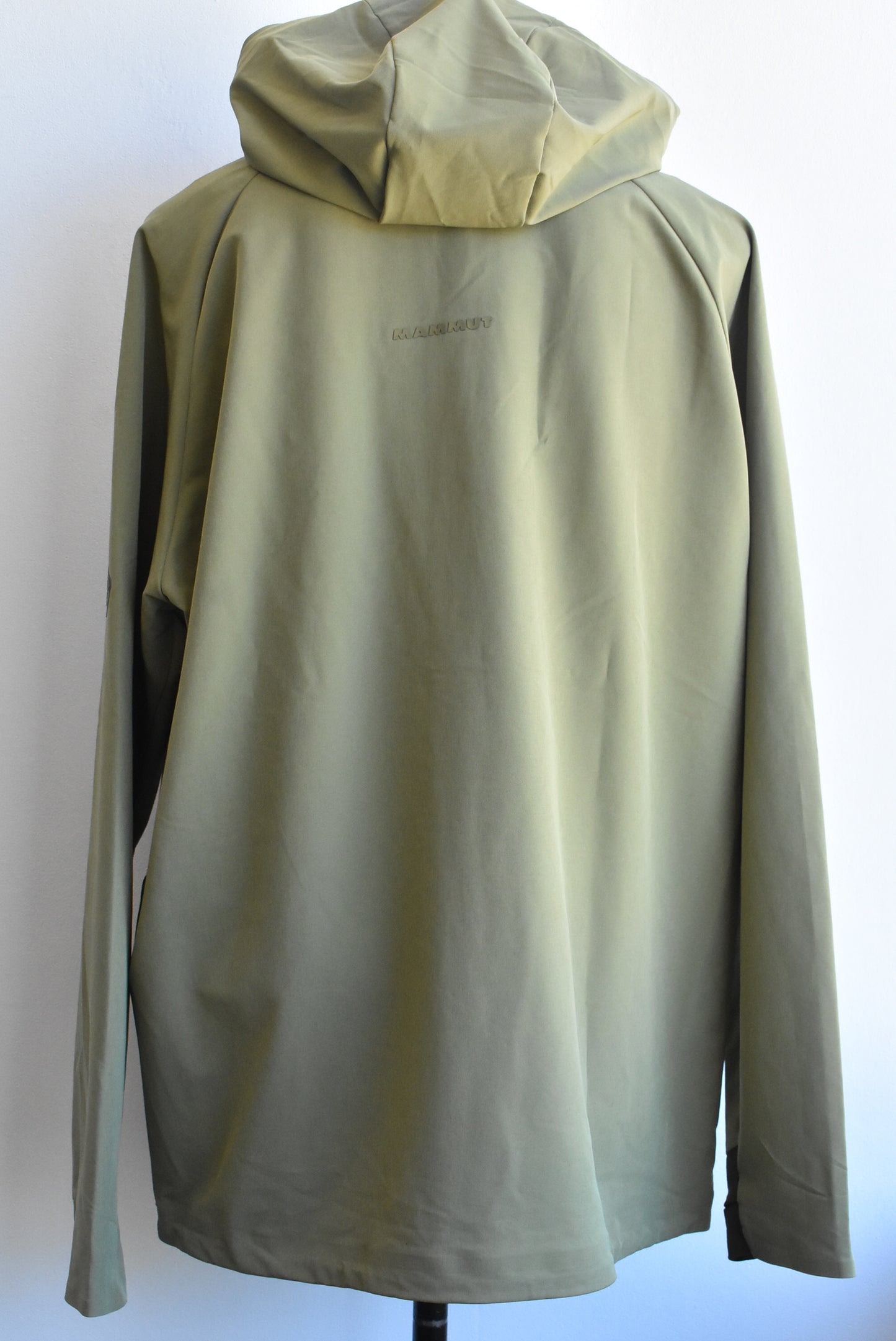 Mammut green hooded jacket, size XL