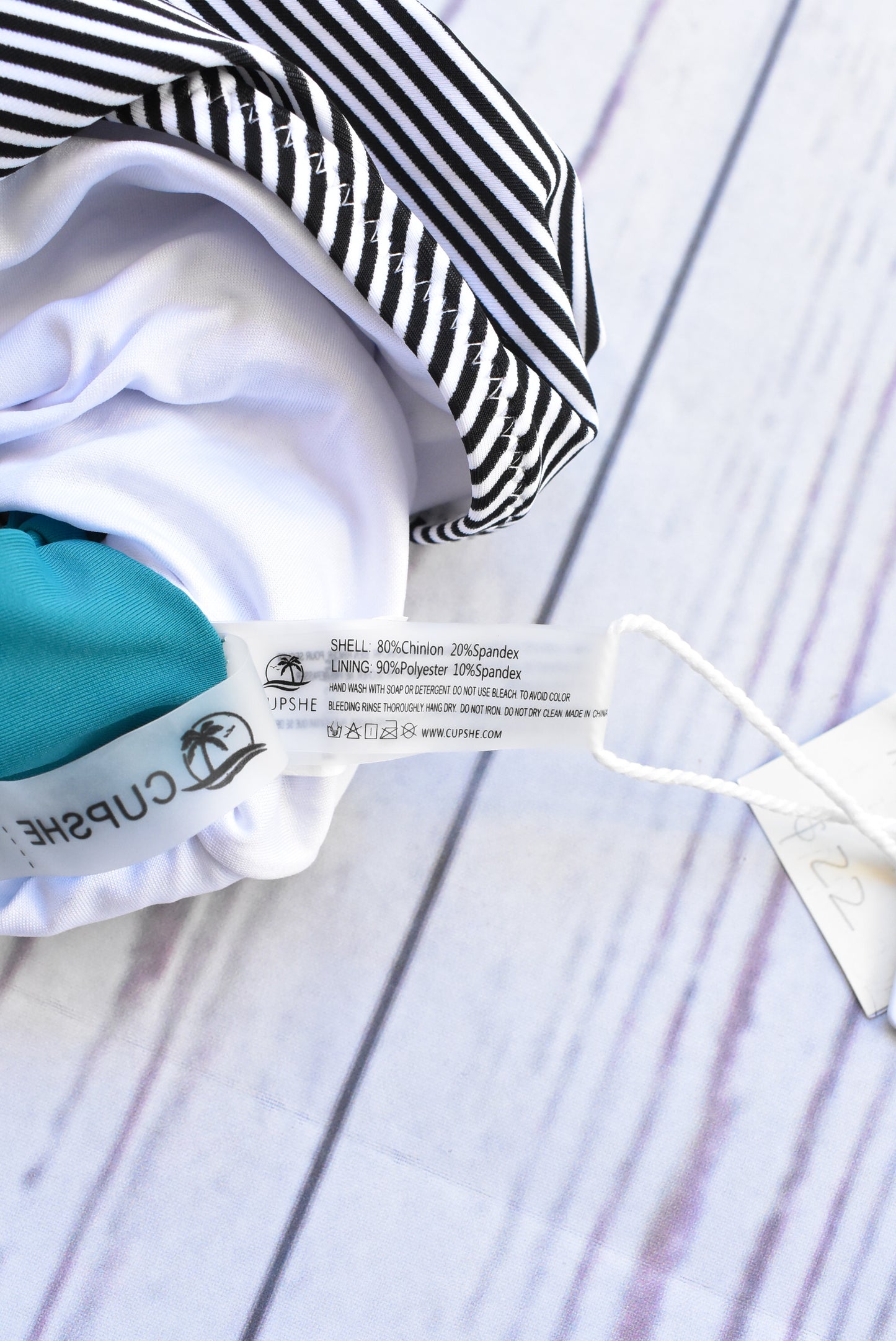 NEW Cupshe turquoise swimsuit, size 3X