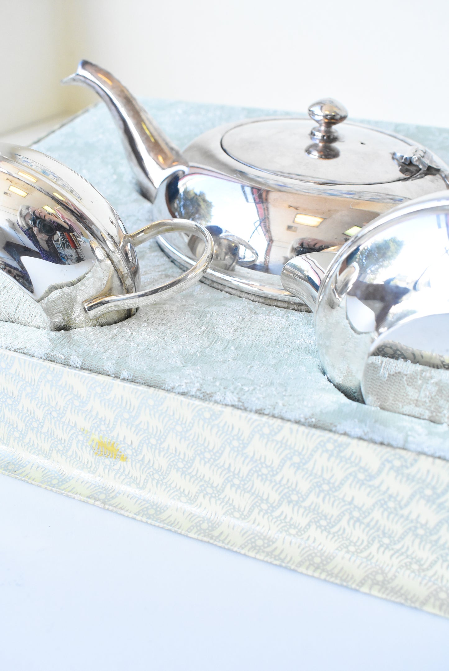 Vintage Lancaster electroplated silver tea set