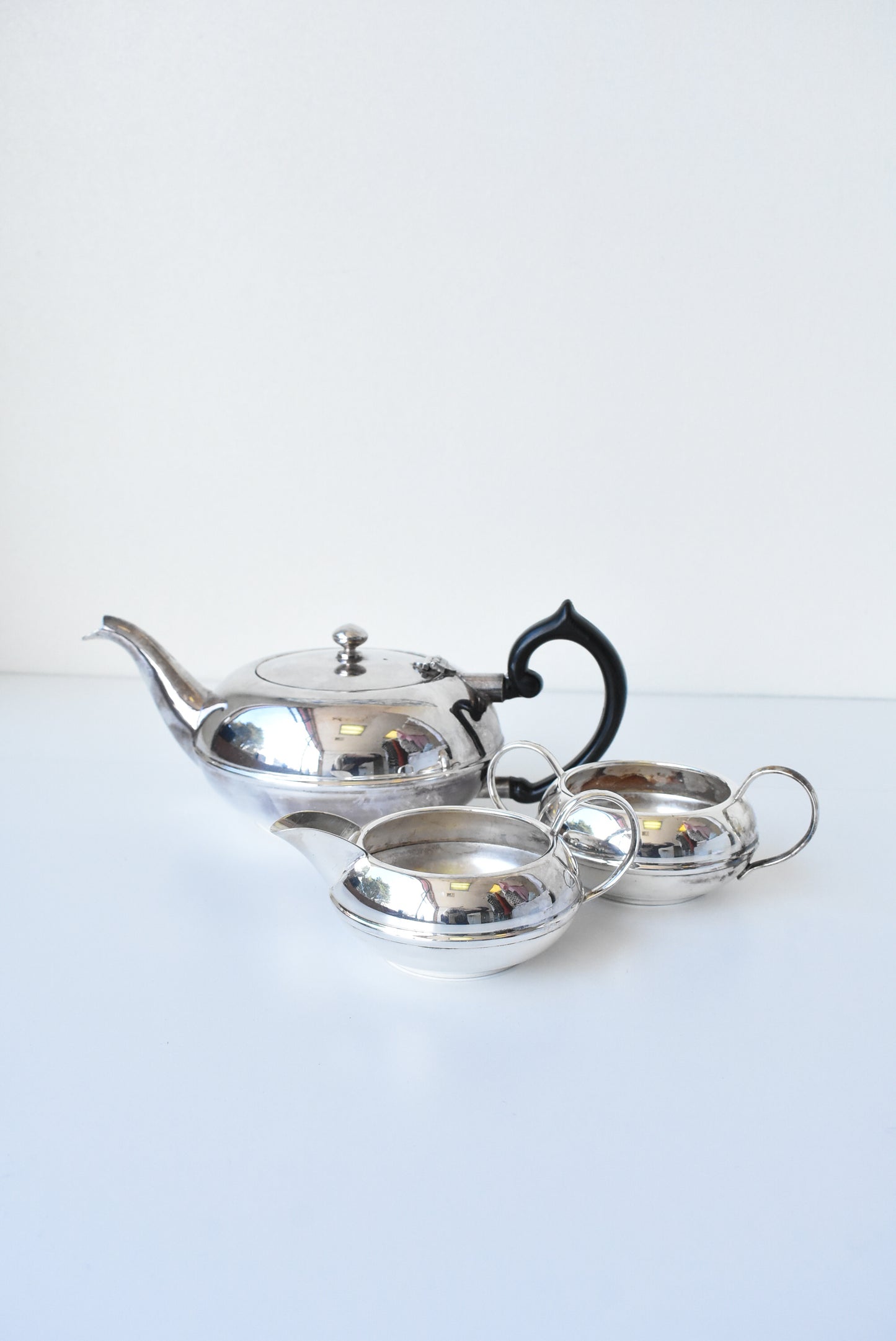 Vintage Lancaster electroplated silver tea set