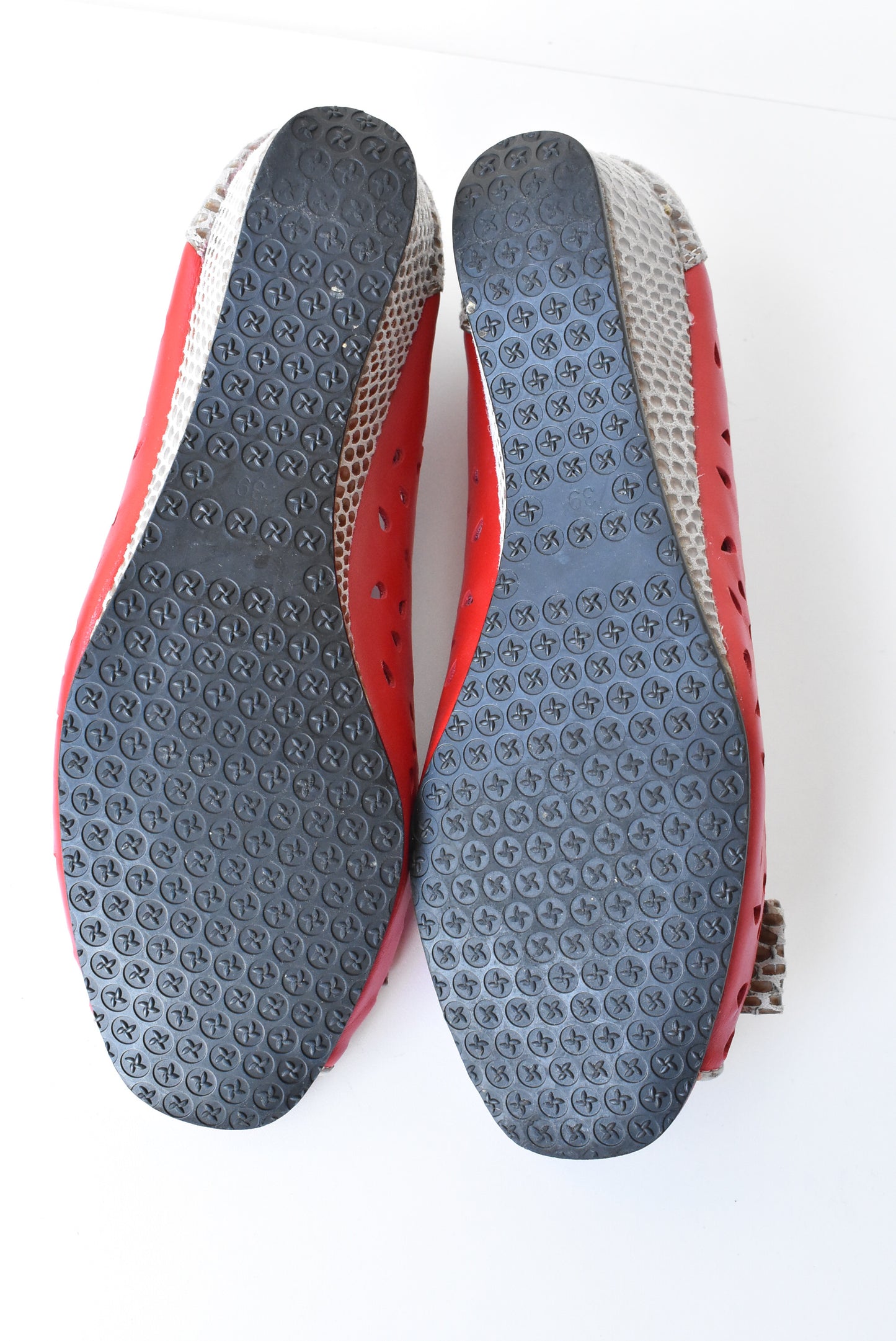 Belle Scarpe peep toe wedge heels, 39