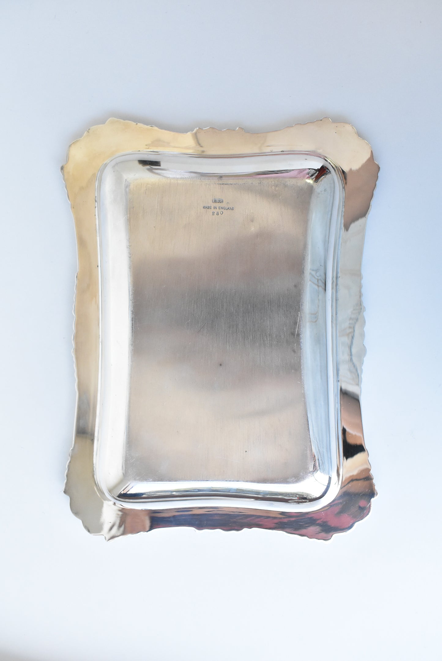 Stunning vintage silver serving dish with lid