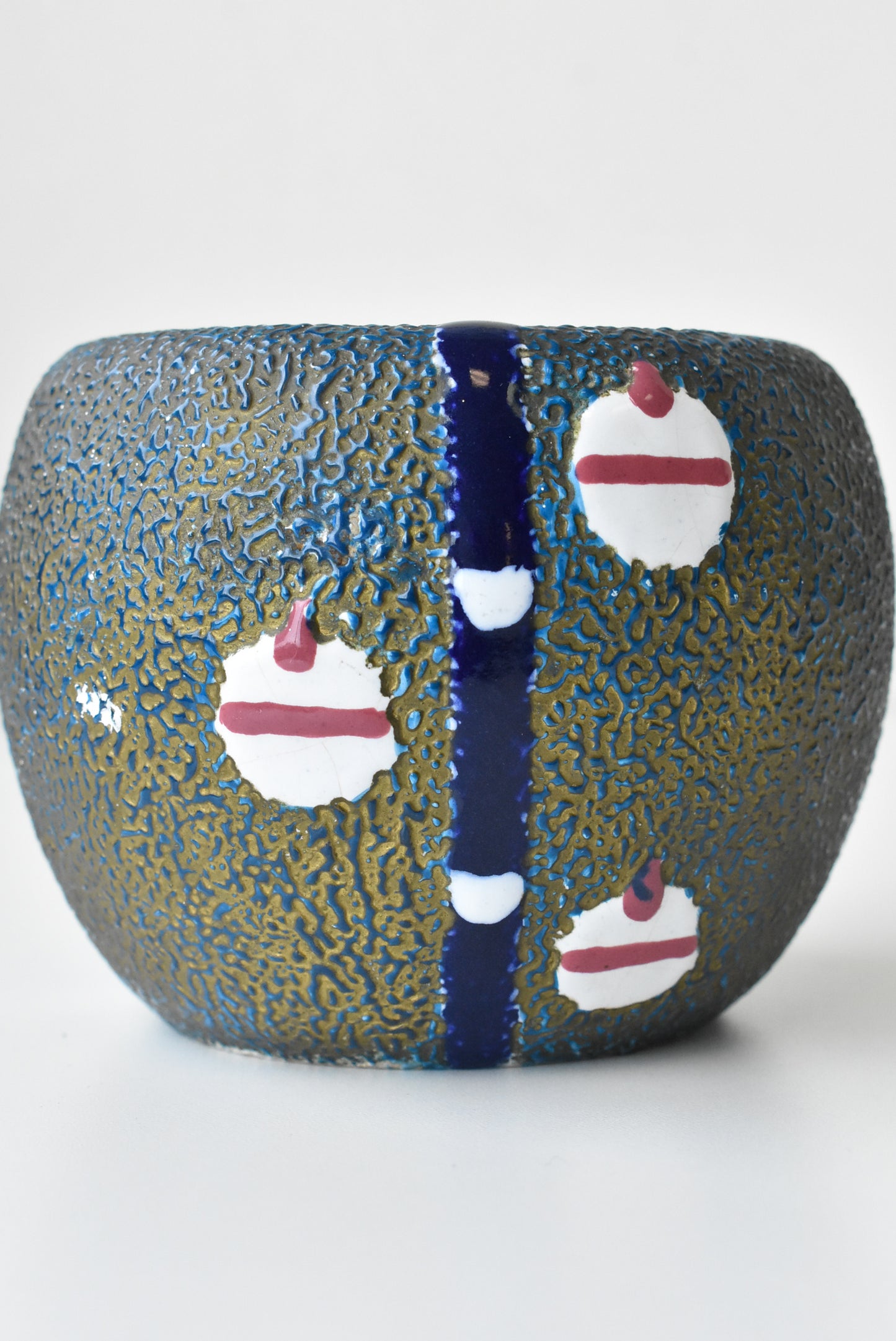 Amphora ceramic vase, made in Czechoslovakia