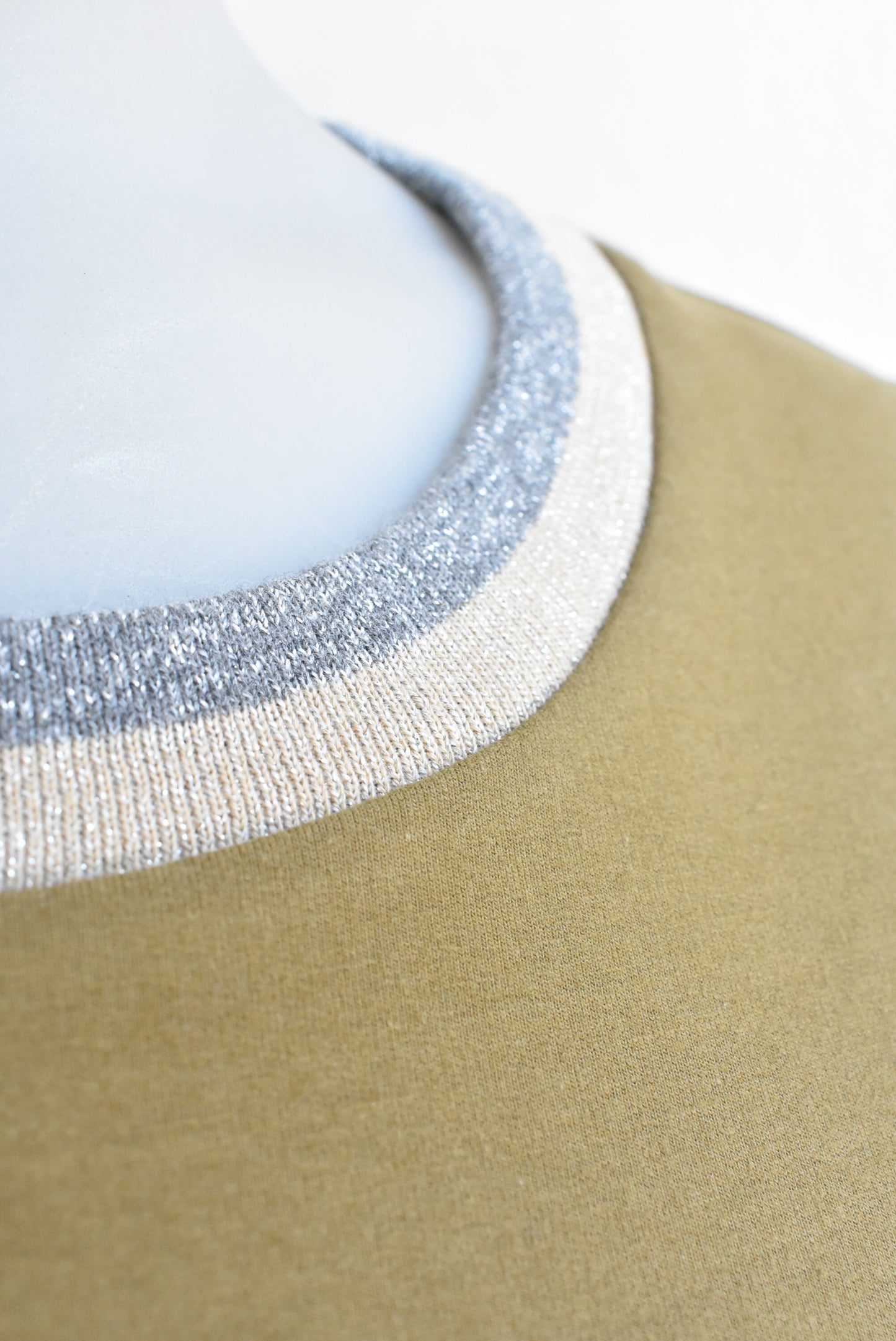 Heine olive green top, size 36 X-small