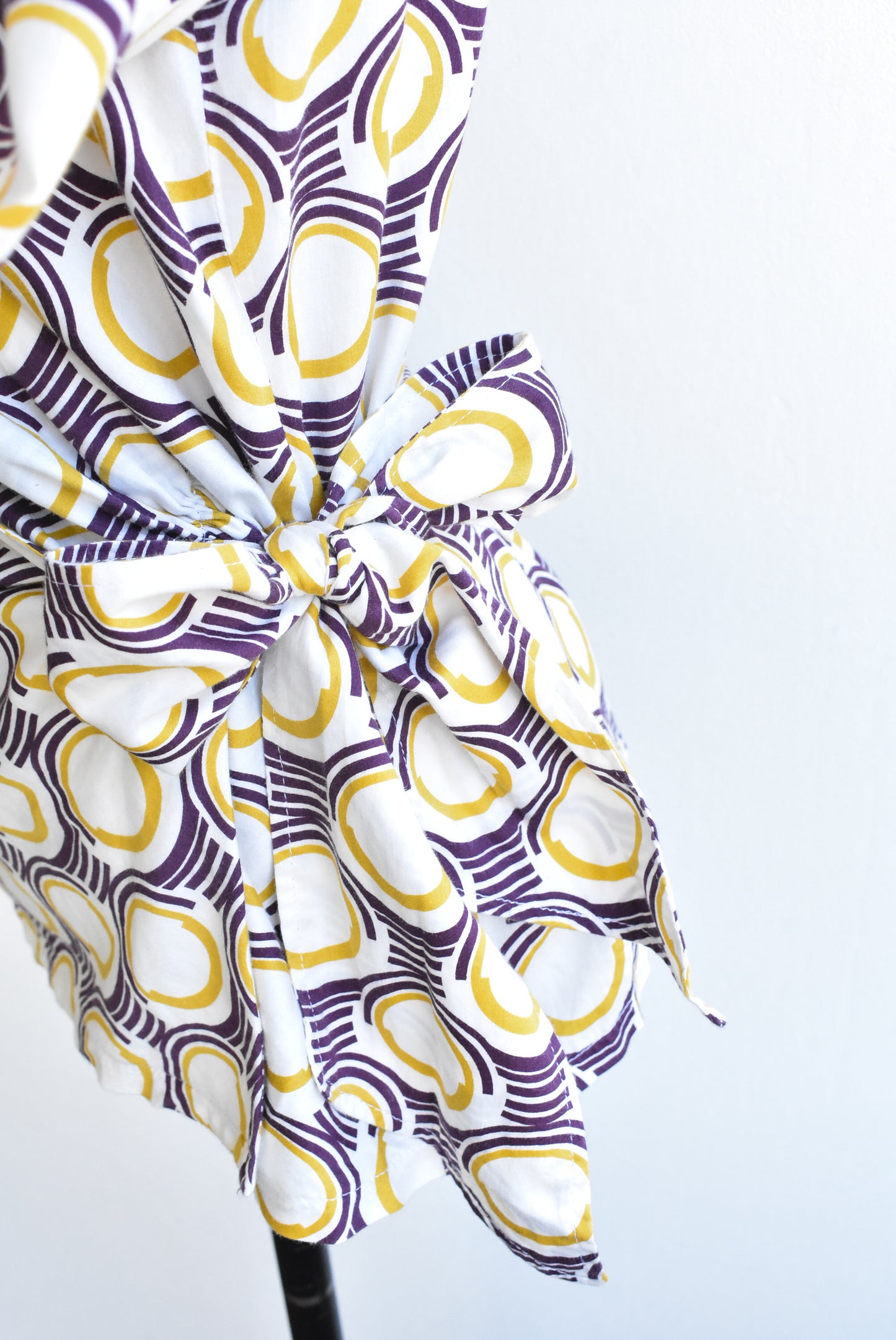 Shona Rubery graphic wrap top, size S-M