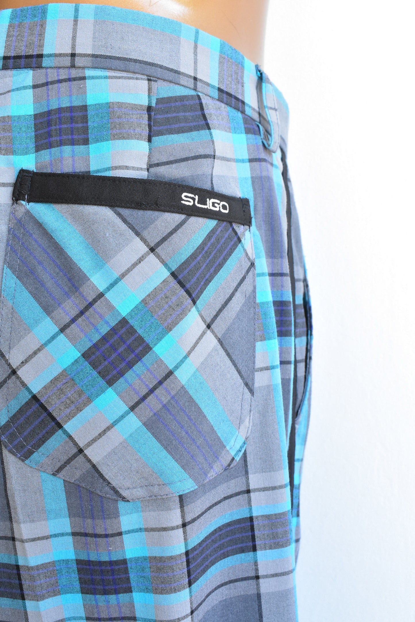 Sligo men's plaid golf trousers, size 36