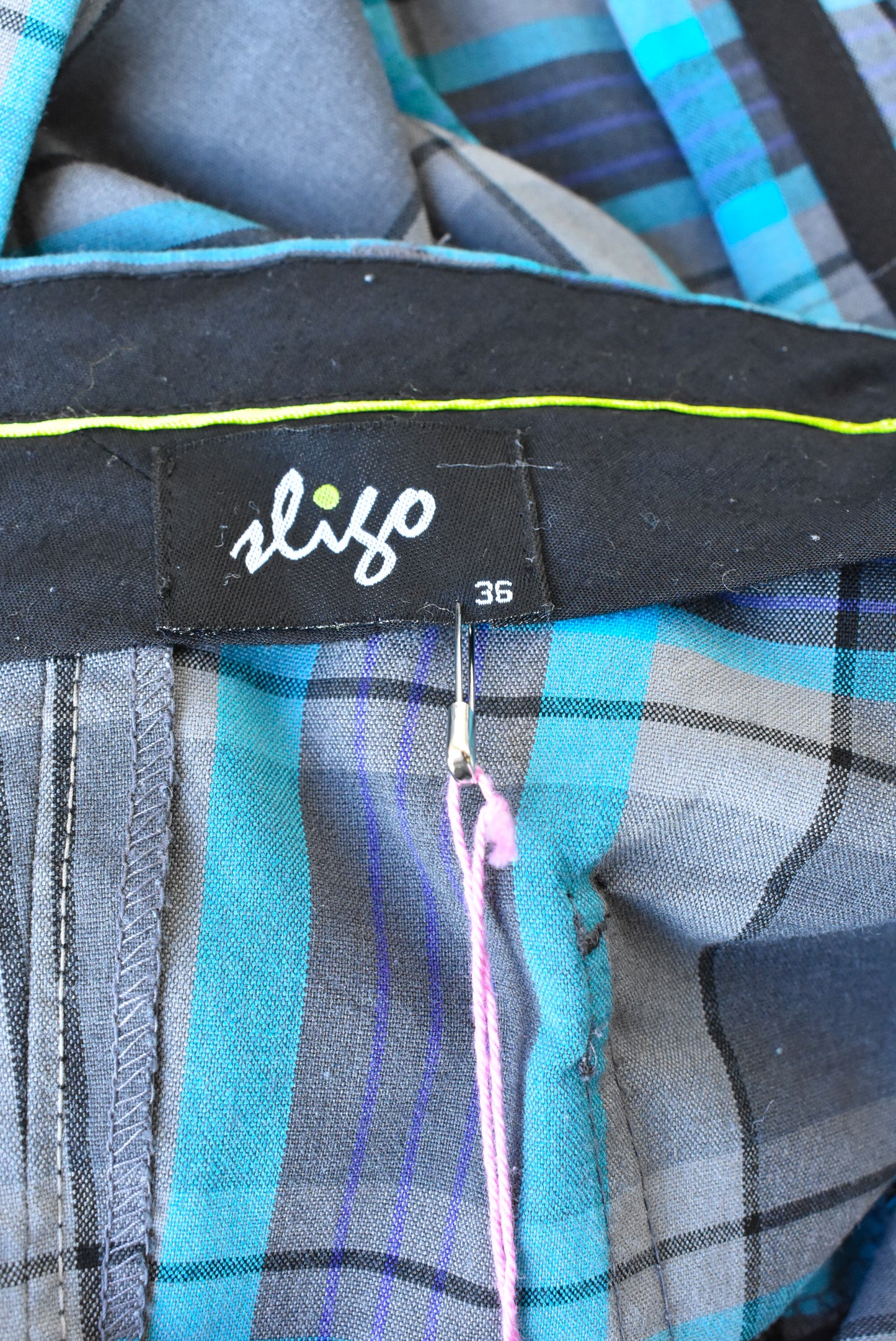 Sligo men's plaid golf trousers, size 36