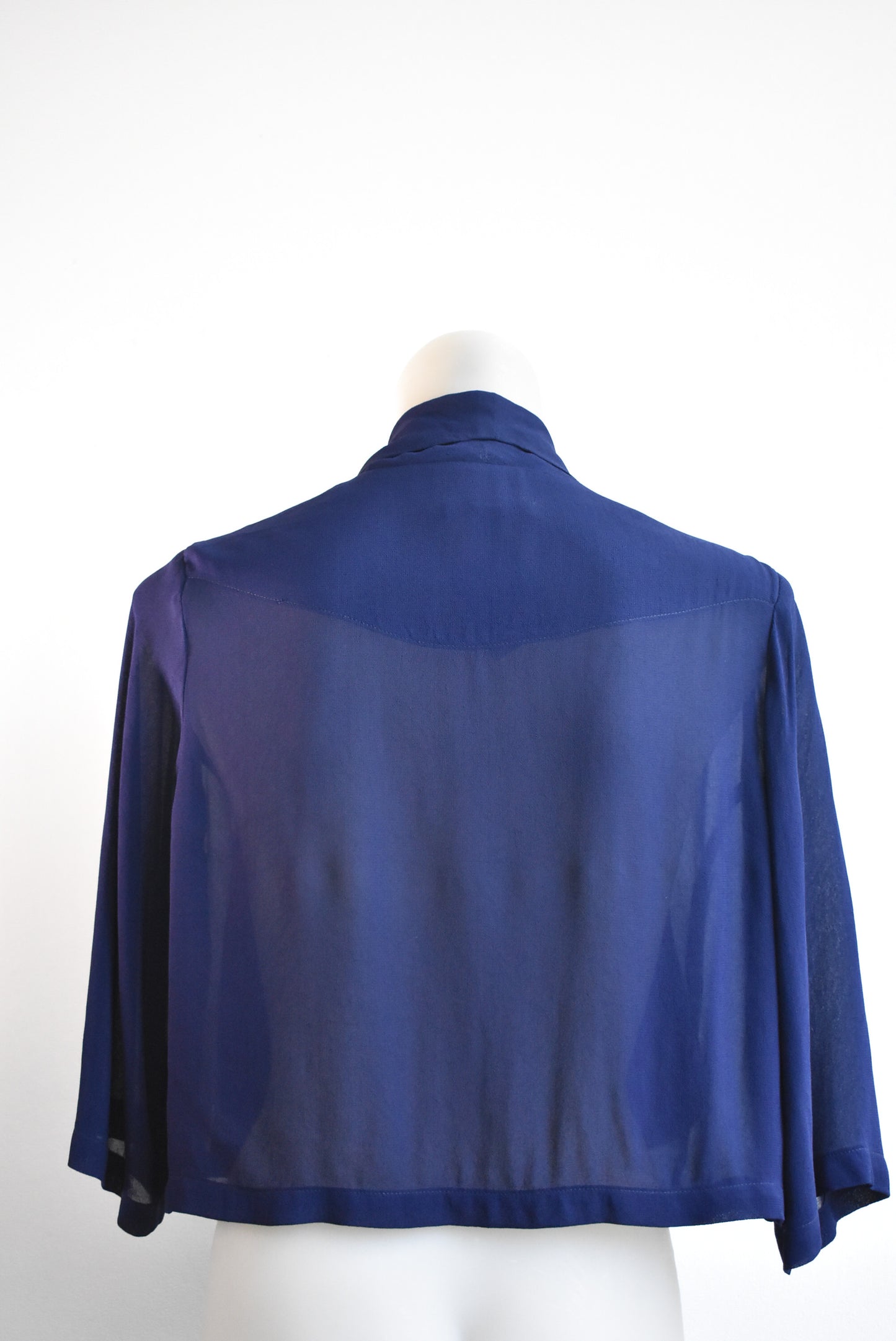 Charmaine Reveley blue jacket, size 10