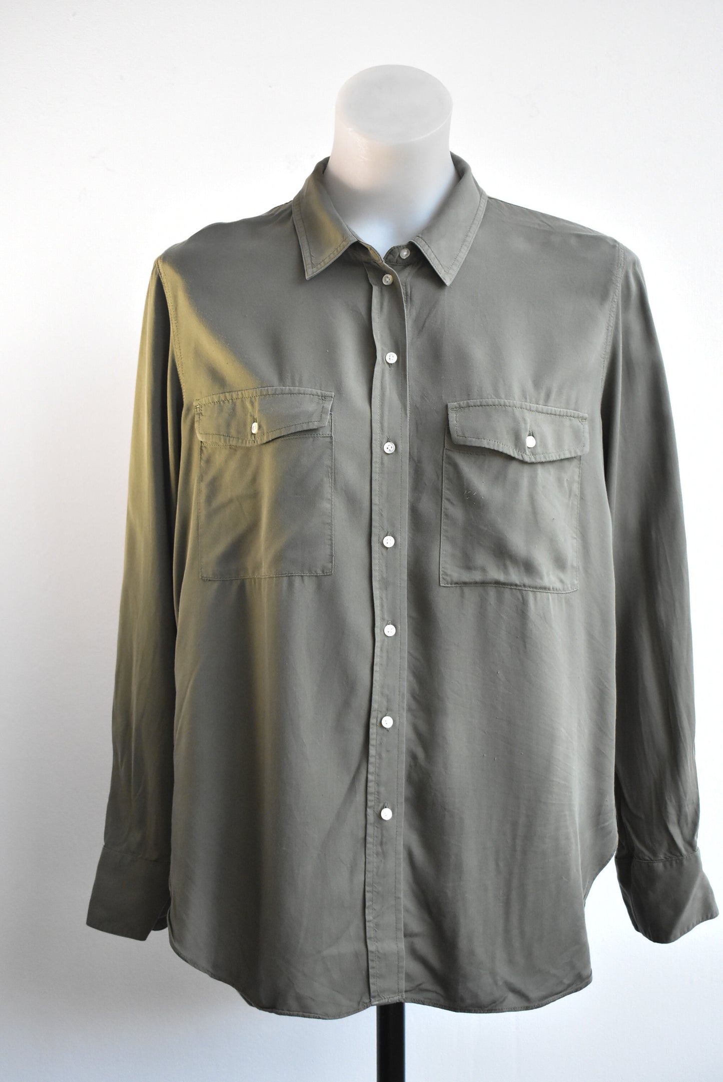 Country Road oversized khaki shirt, size XS