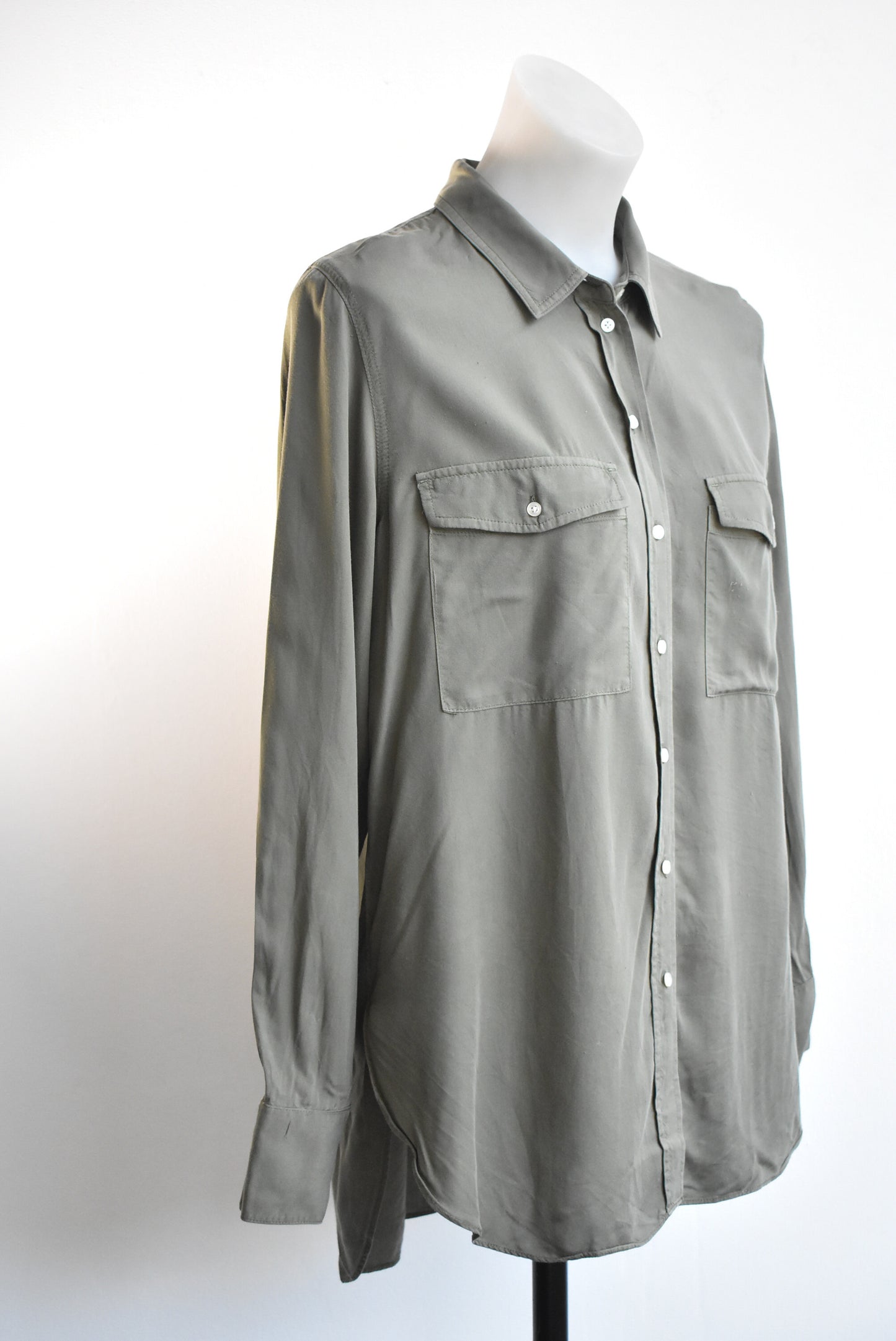 Country Road oversized khaki shirt, size XS