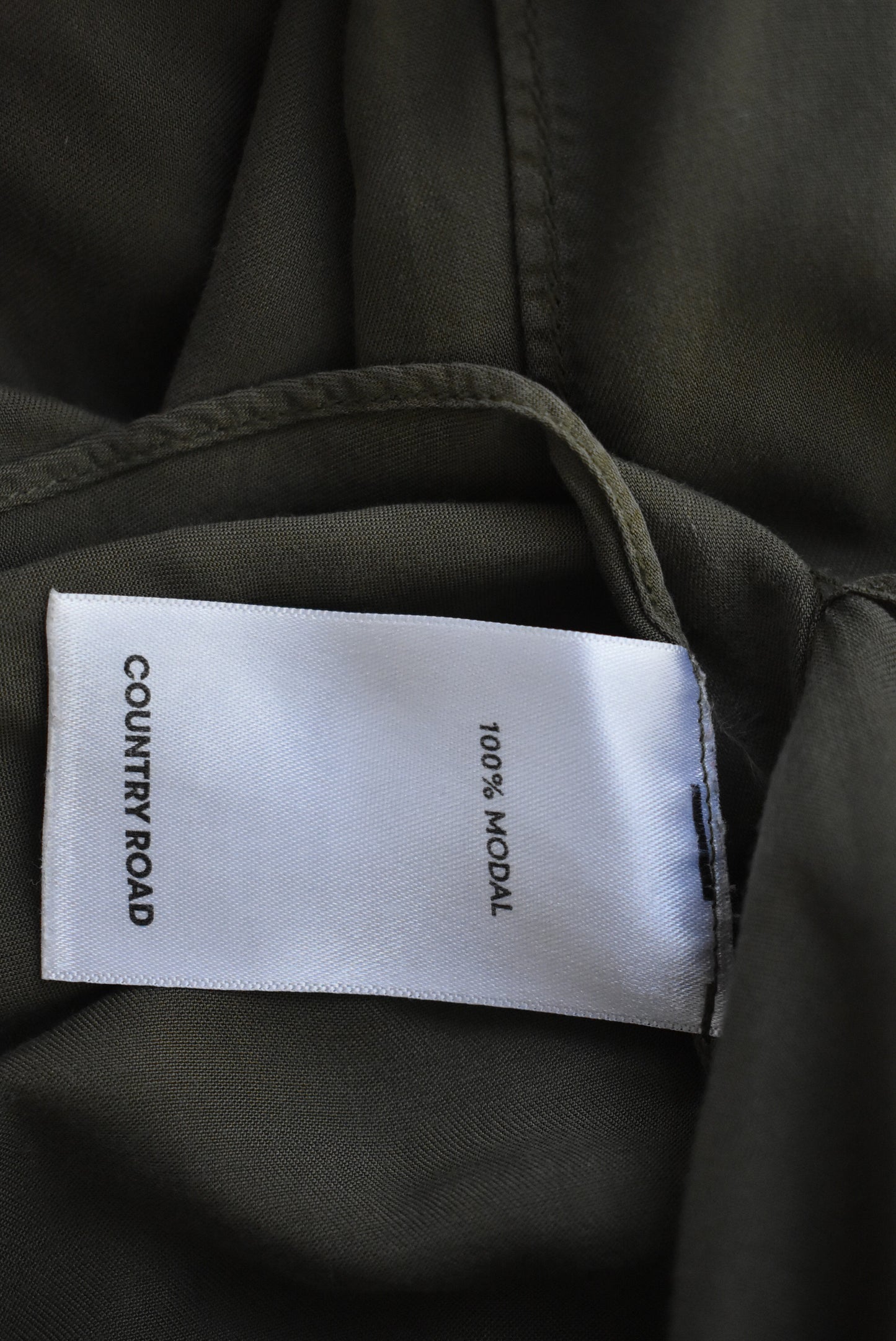Country Road oversized khaki shirt, size XS